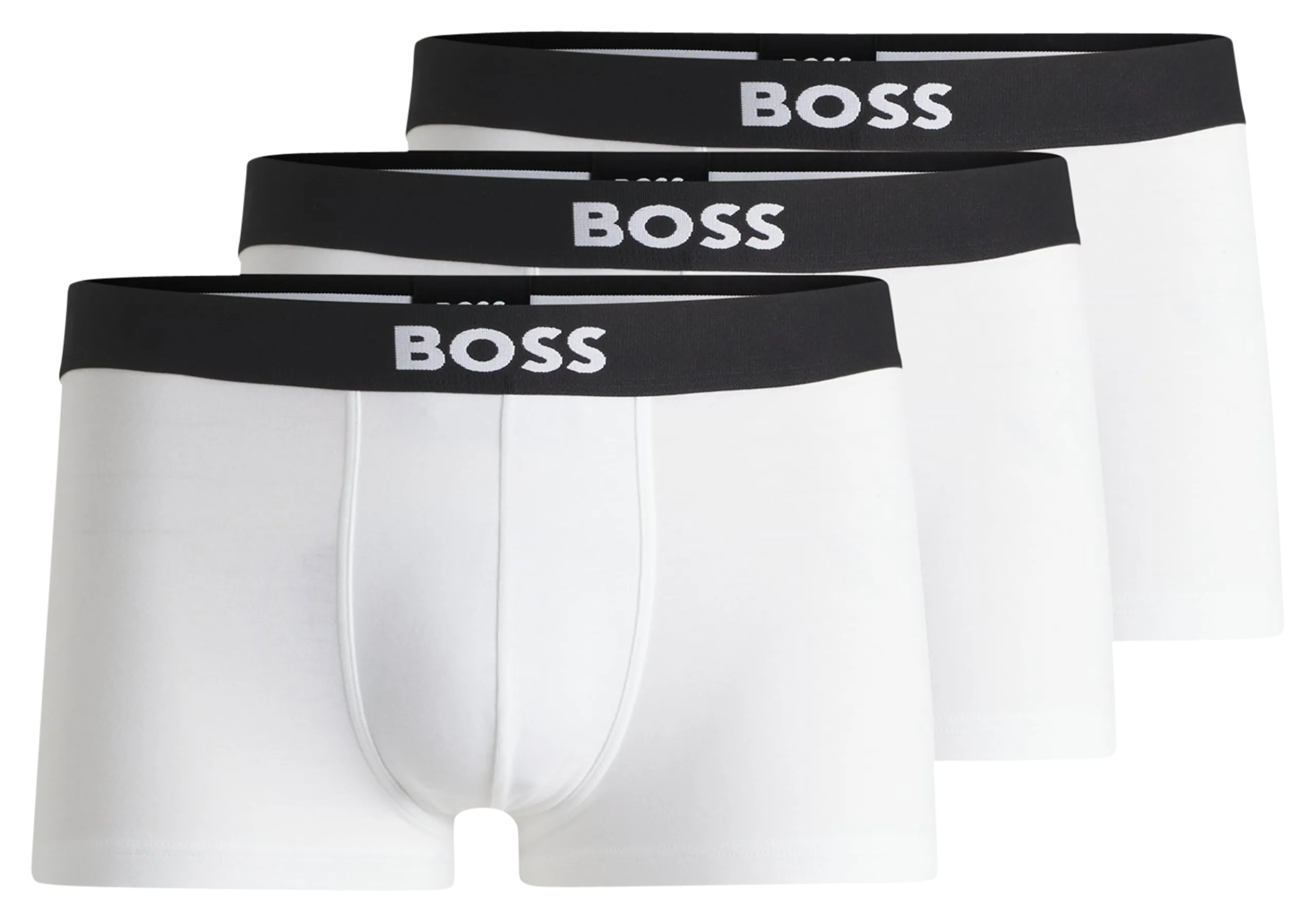 Pack de boxer en coton mélangé Blanc