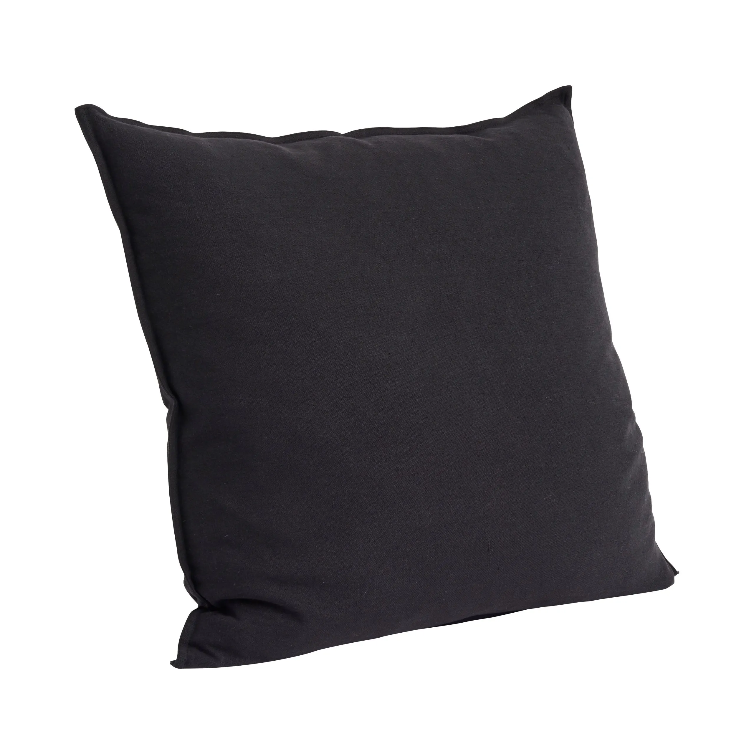 Coussin tissu Noir LINEN