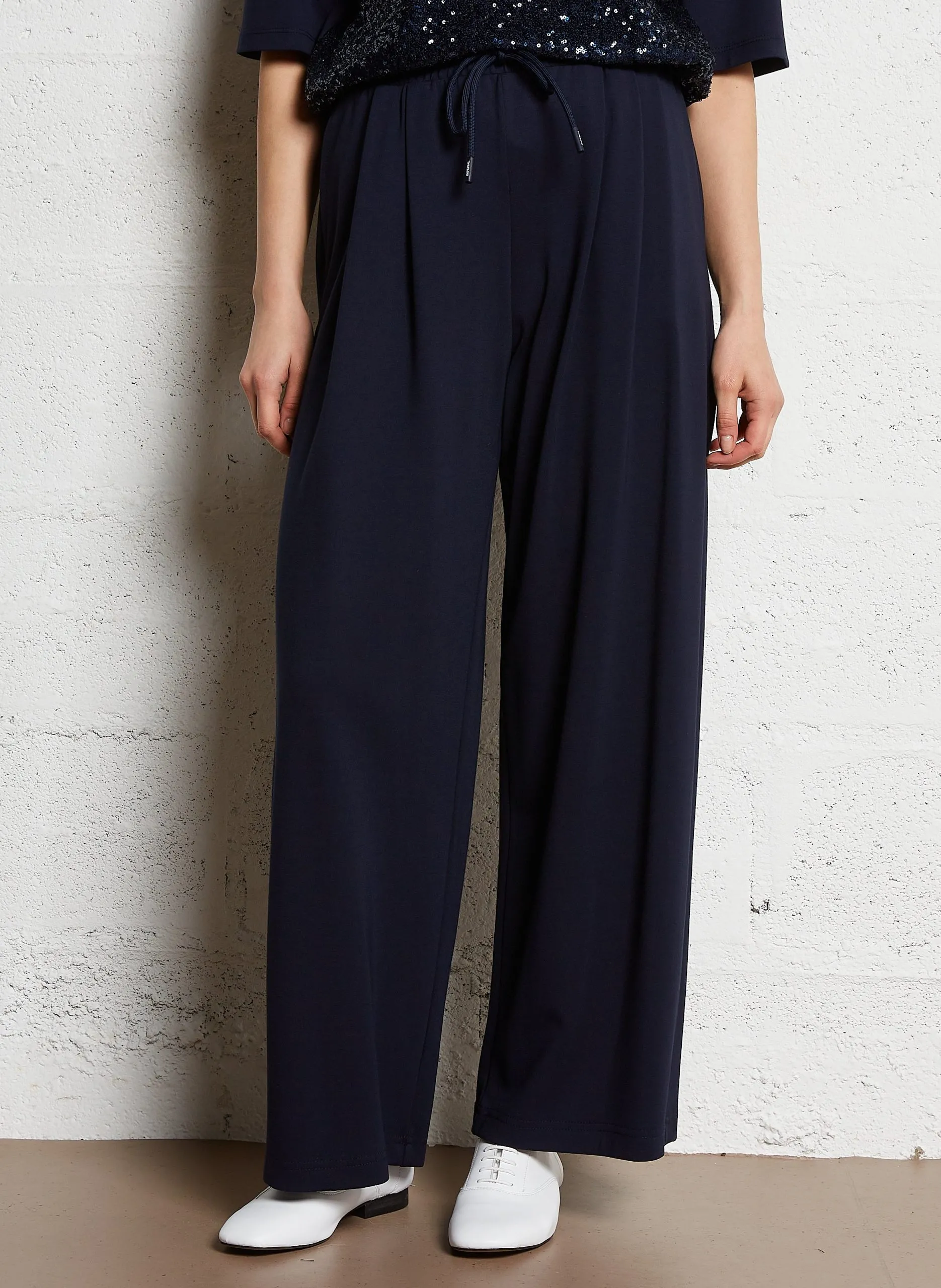 Pantalon ample jogging Bleu