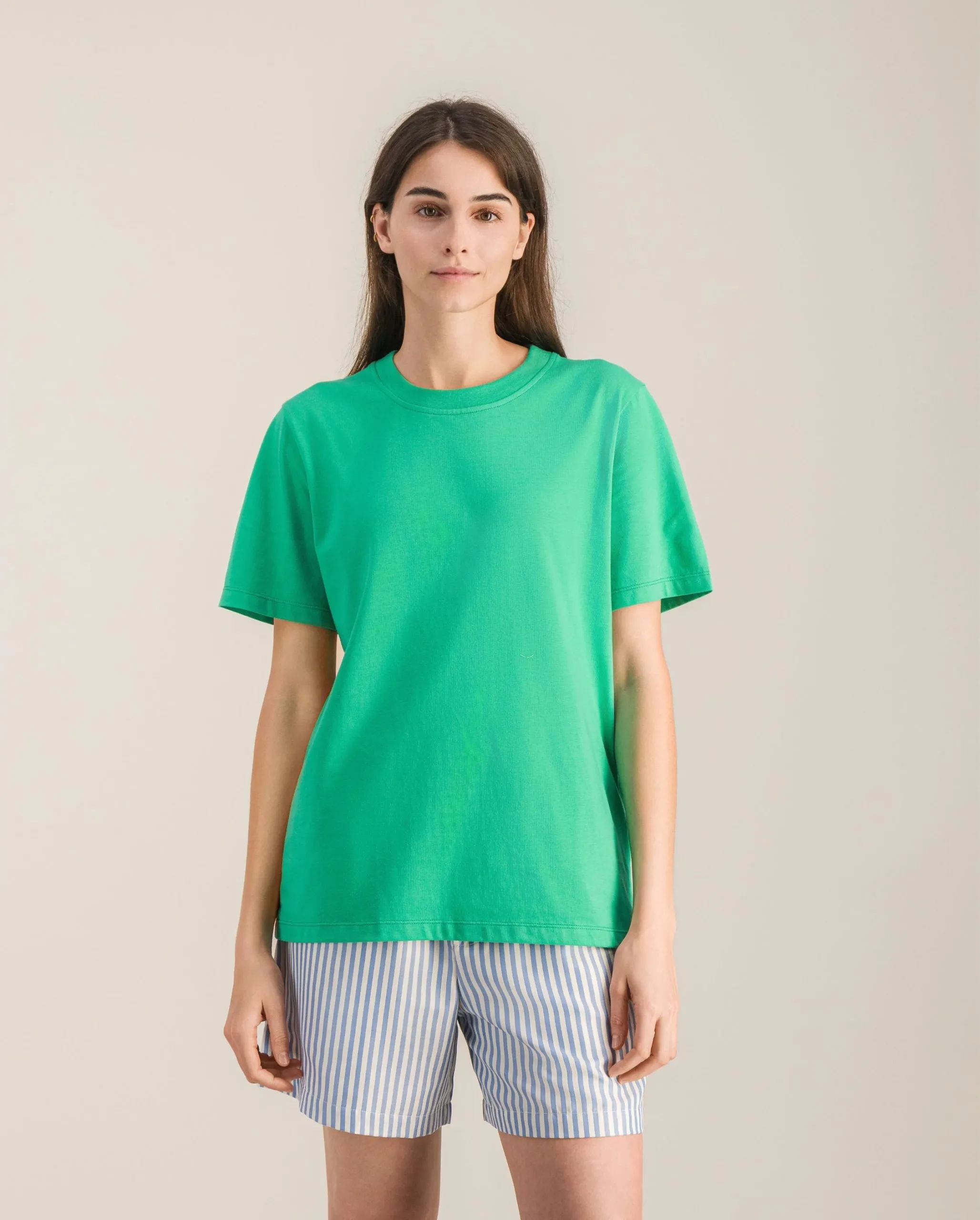 T-shirt femme coton bio, vert Vert