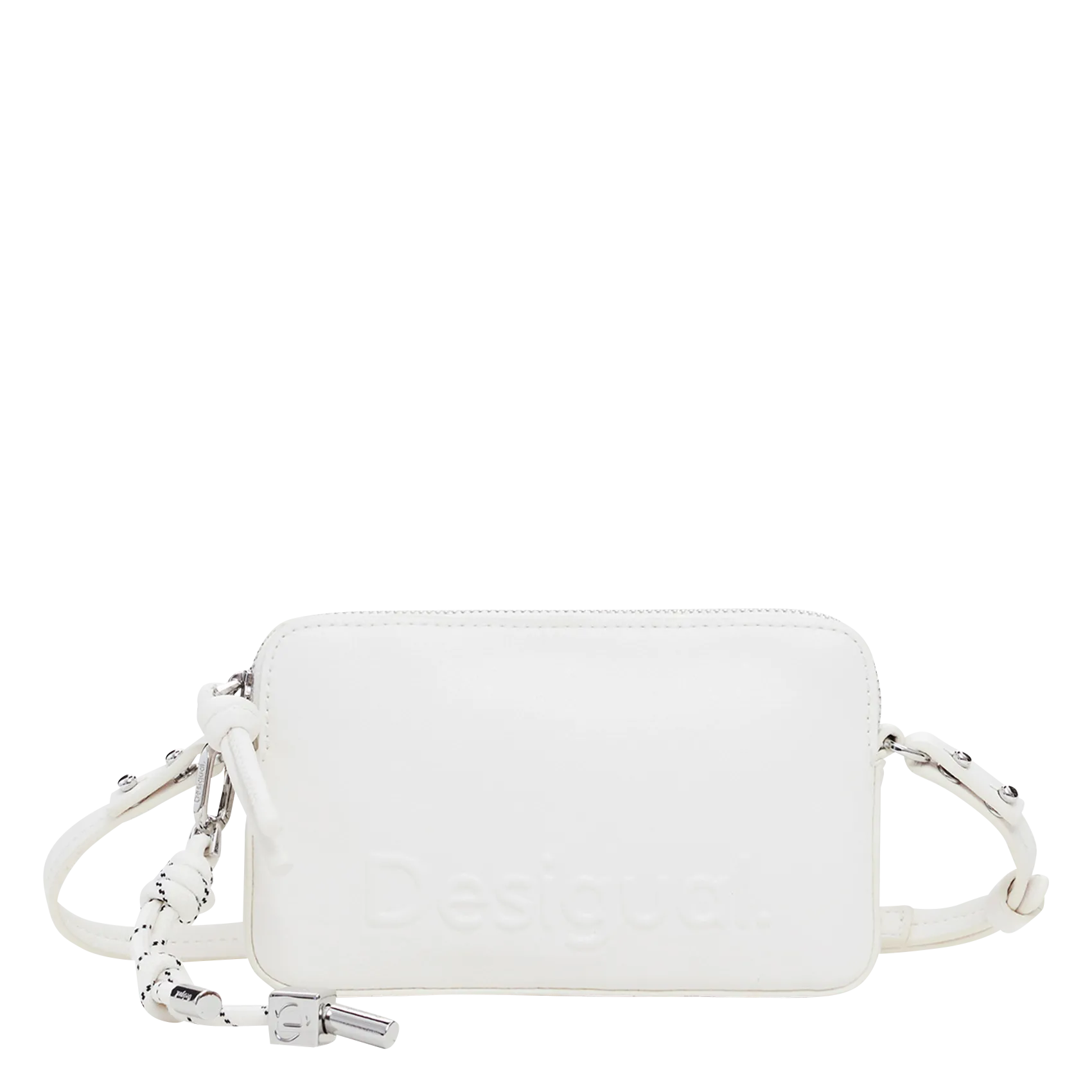 Pochette logo 3D à bandoulière Blanc