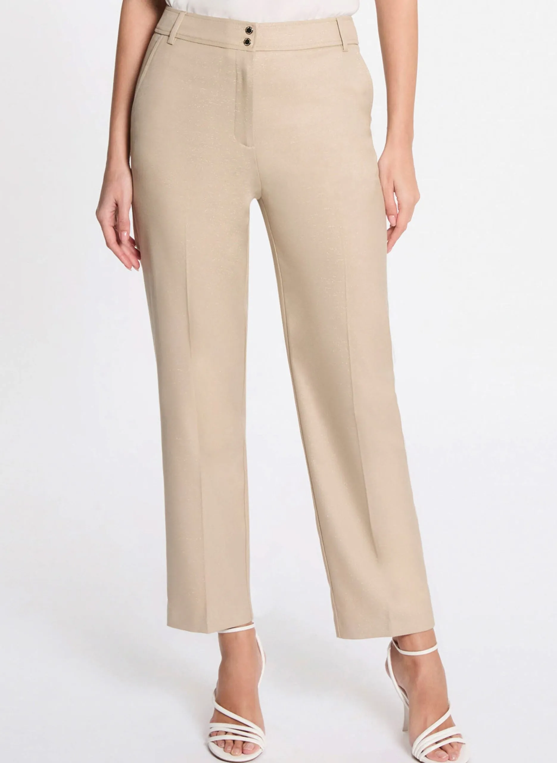 Pantalon droit Marron 251-PLUX.F