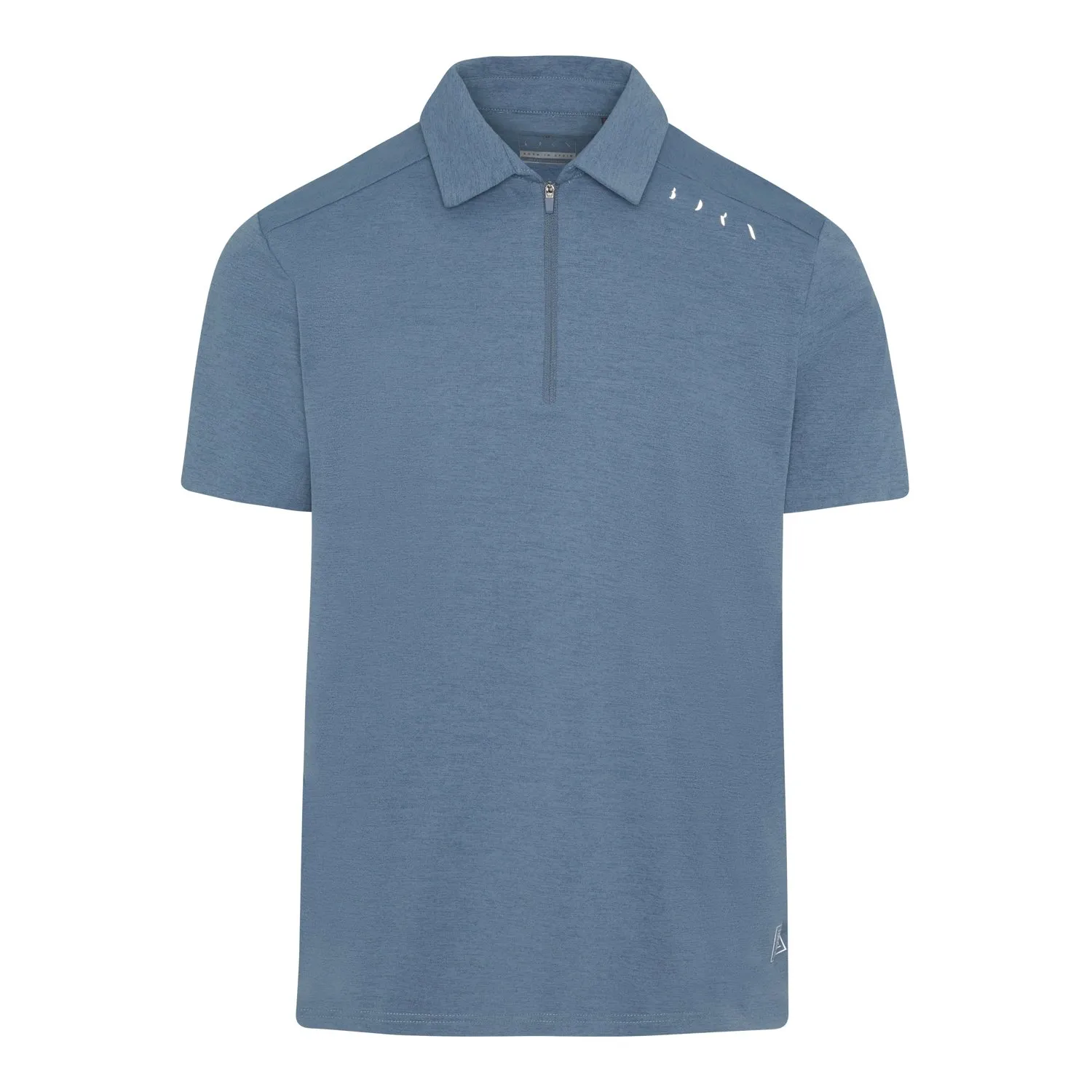 Polo kariba avec fermeture éclair Bleu KARIBA