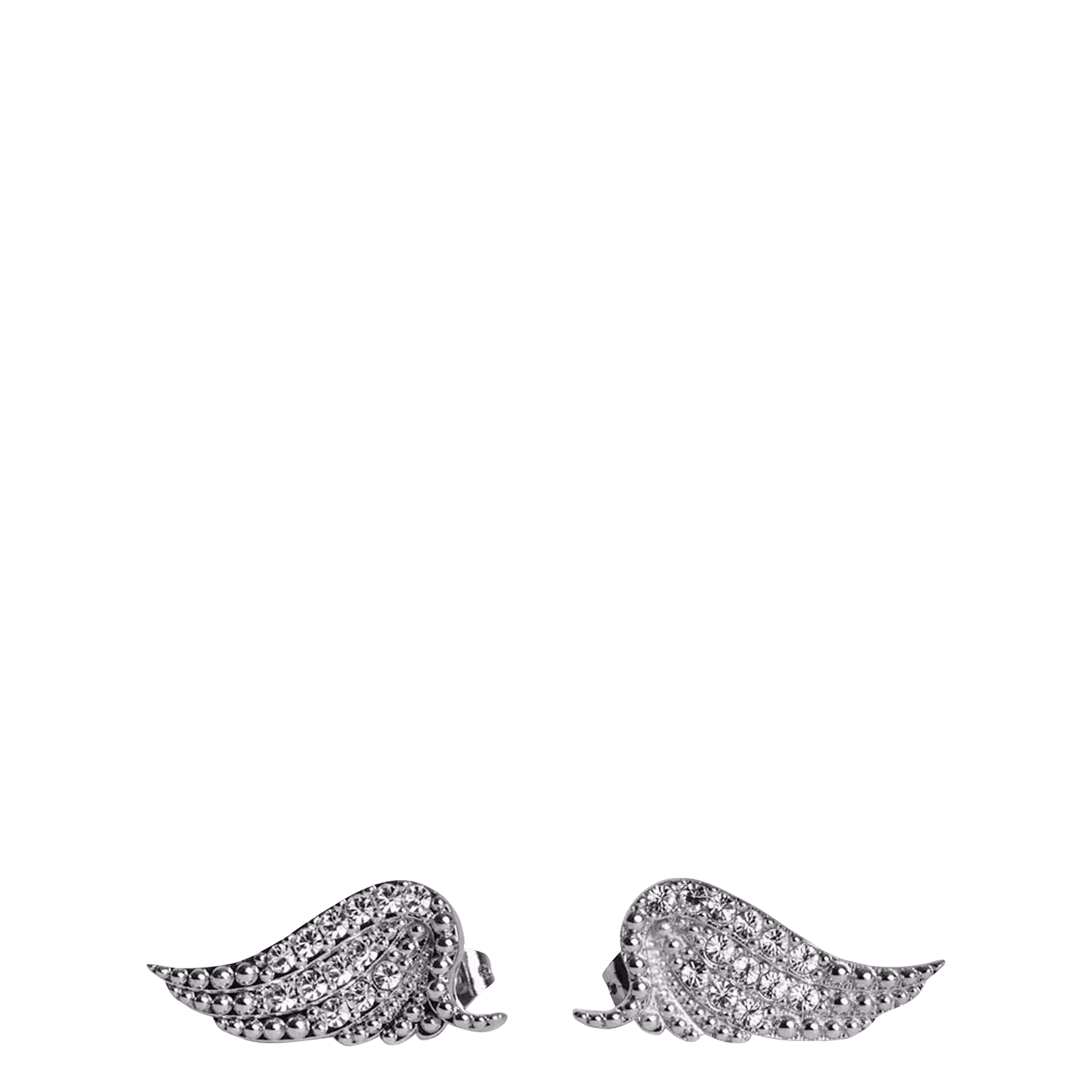 Boucles d'oreilles percées en laiton Gris ROCK