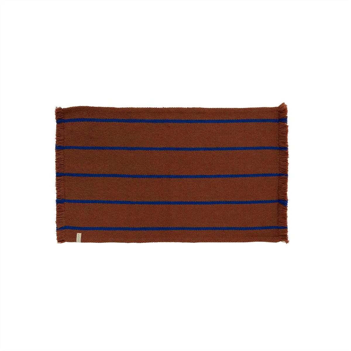Tapis de bain en polyester recyclé Marron