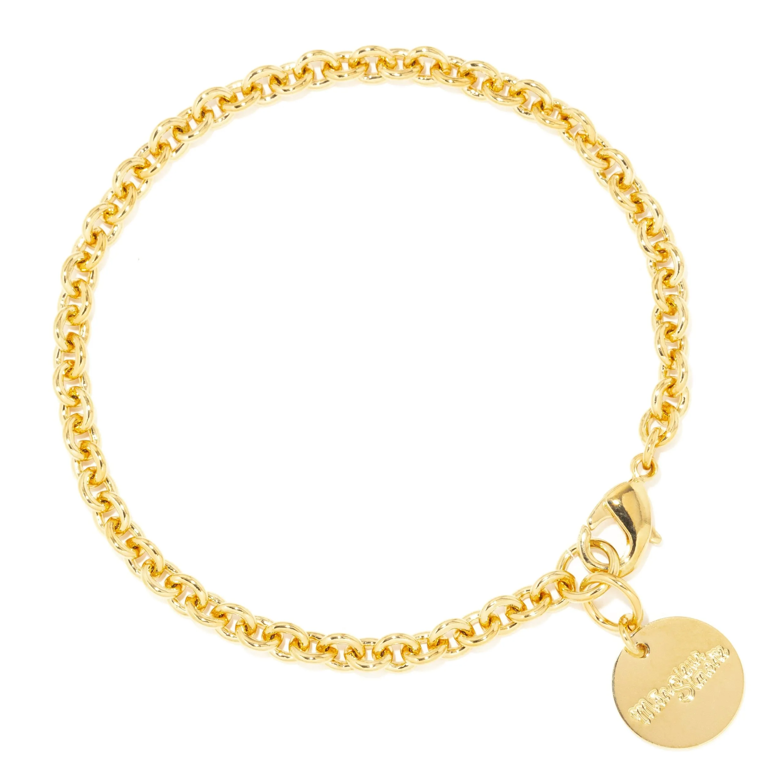 Bracelet plaqué argent Doré GASTON