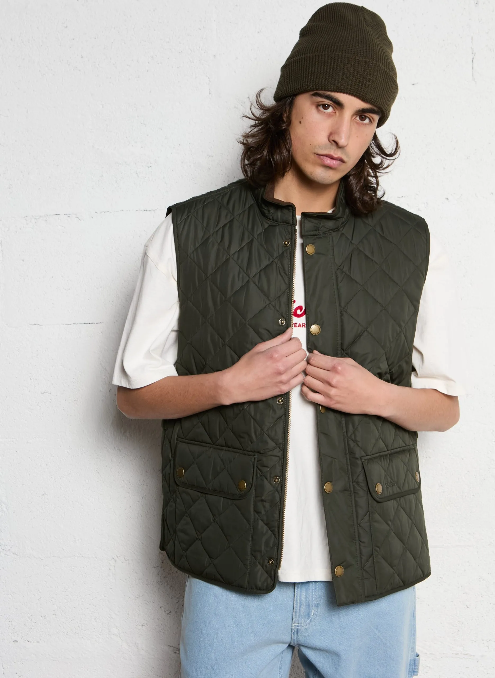 Veste sans manche matelassée Vert LOWERDALE