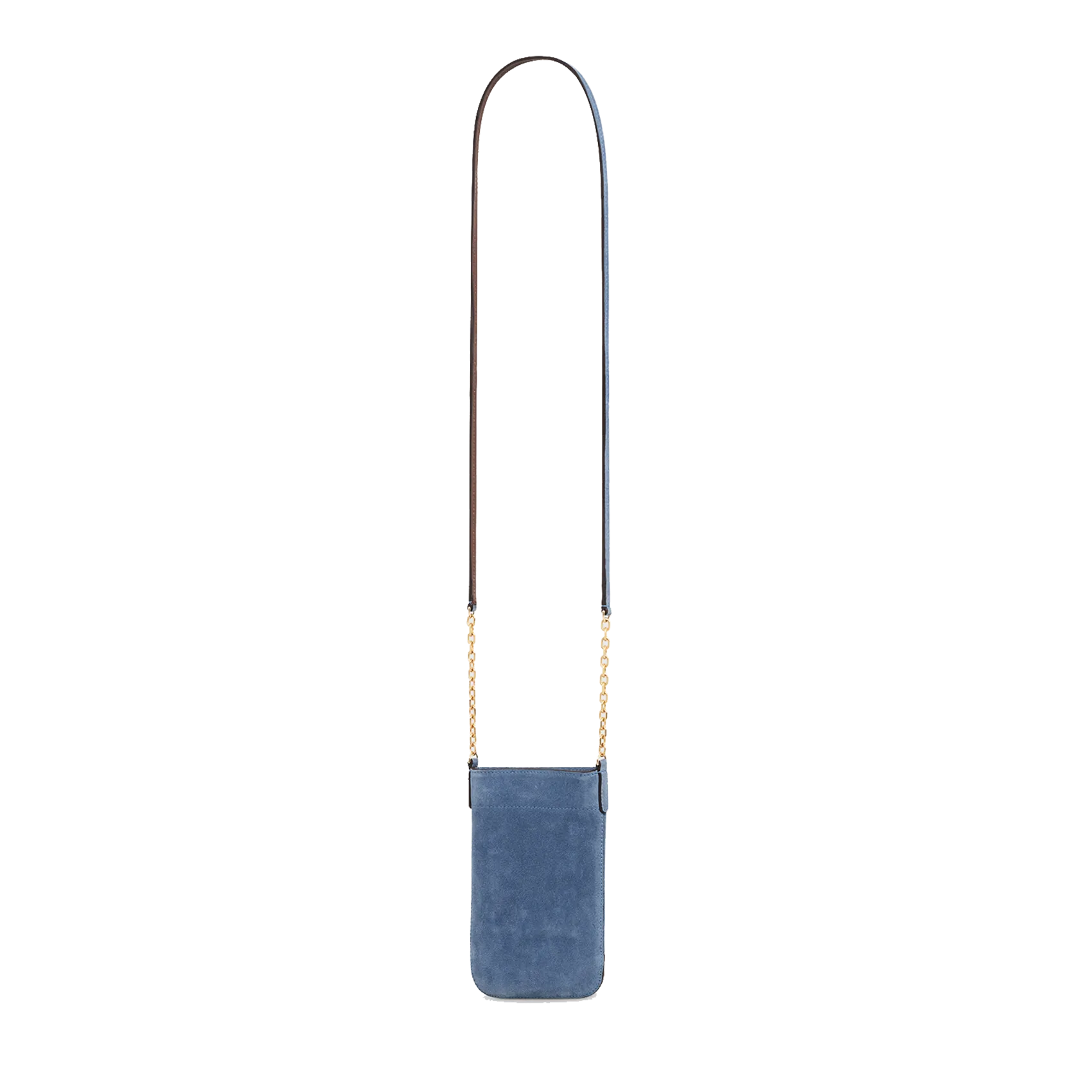 Porte téléphone en cuir Bleu CHARLOTTE