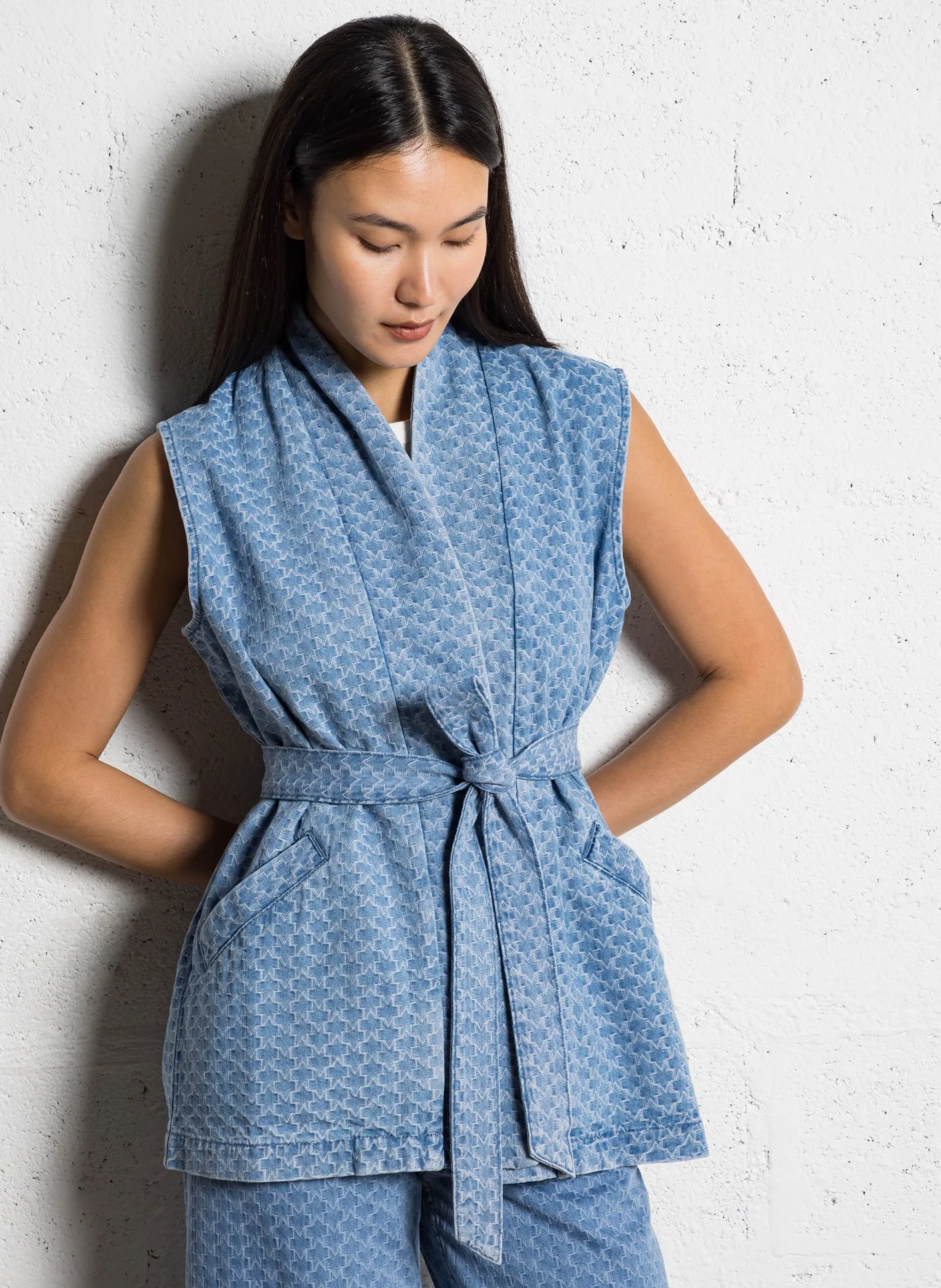 Veste ample en coton Jean Stone VERANY