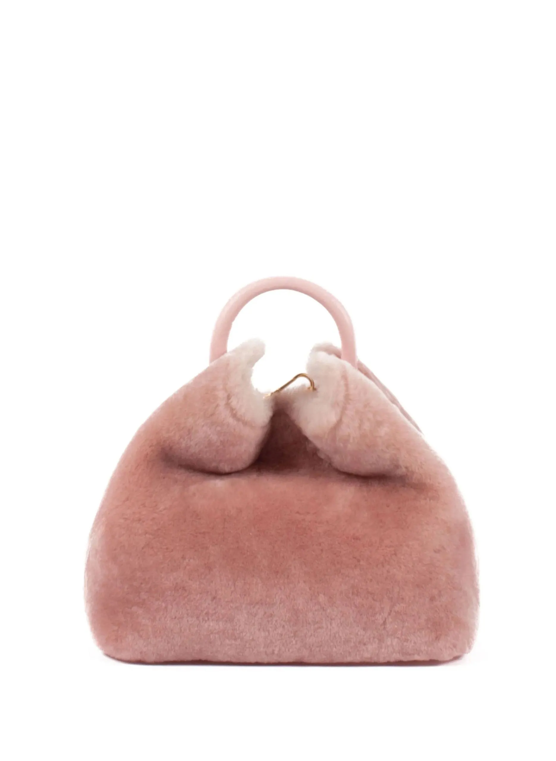 Sac baozi en shearling Rose BAOZI