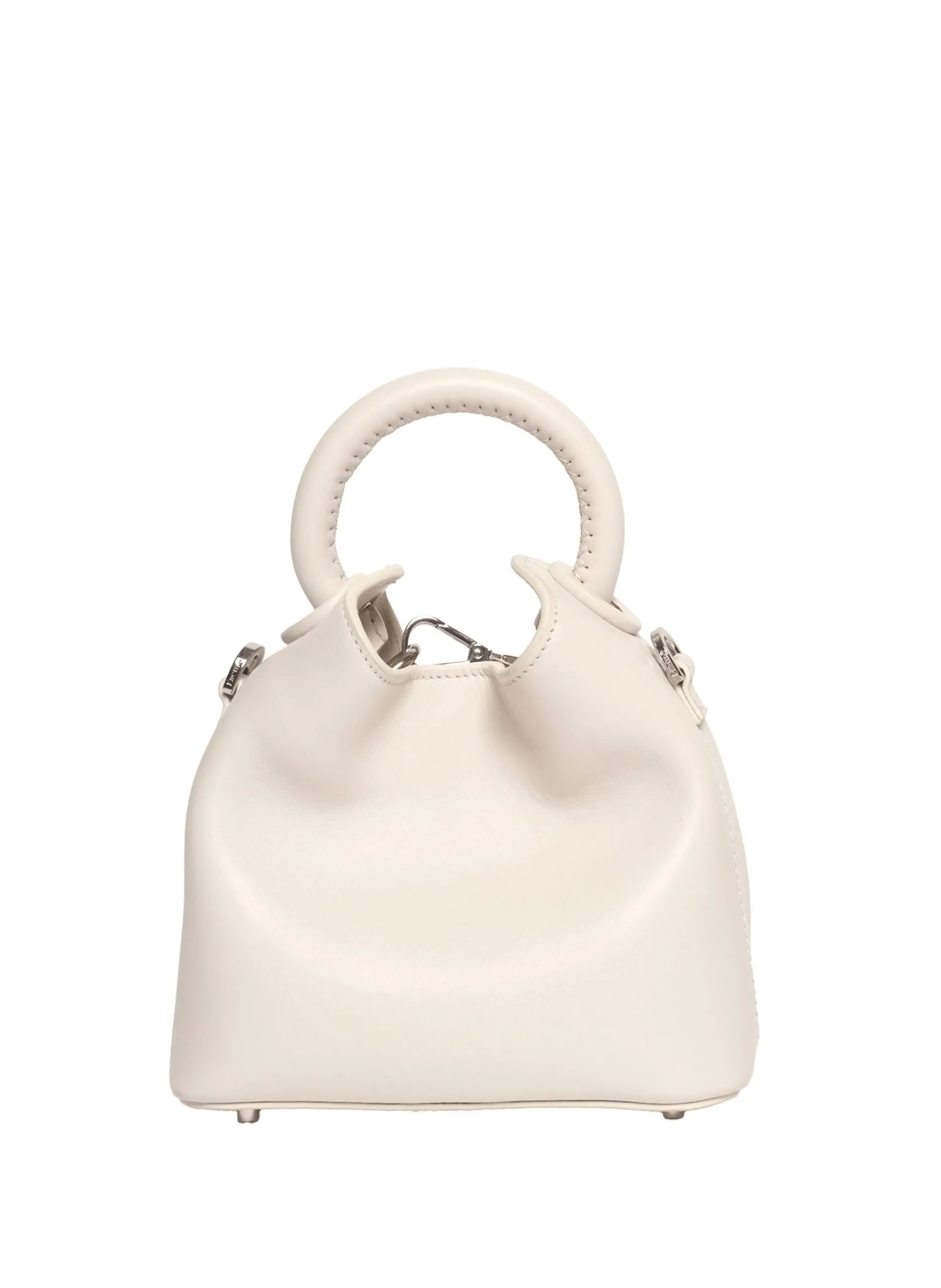 Sac madeleine avec finition argentée Blanc MADELEINE