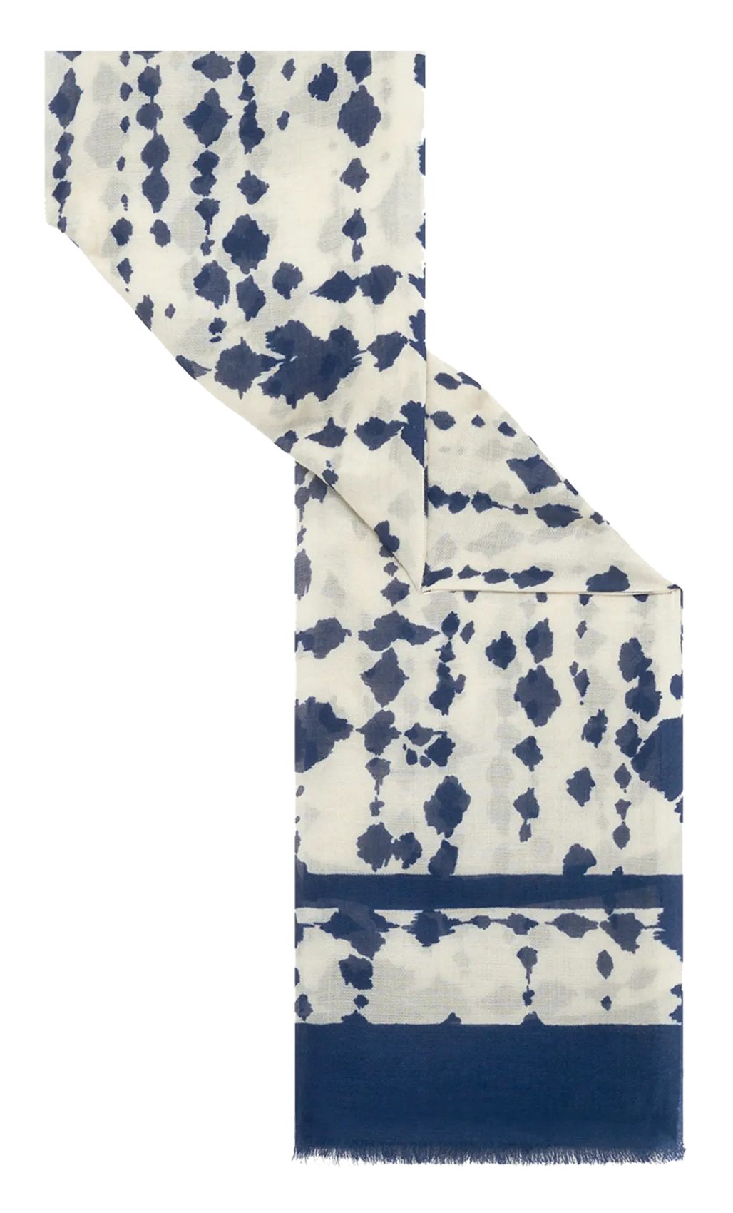 Foulard imprimé Bleu OSEE