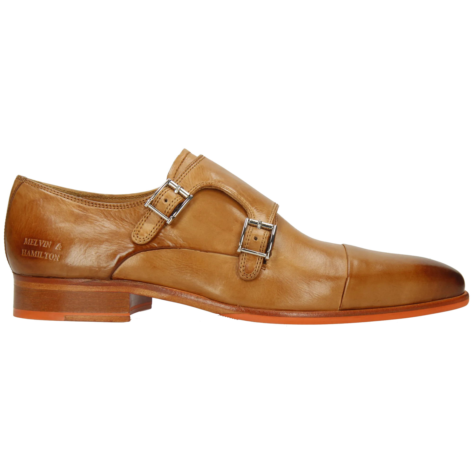Monks en cuir Beige LANCE 1