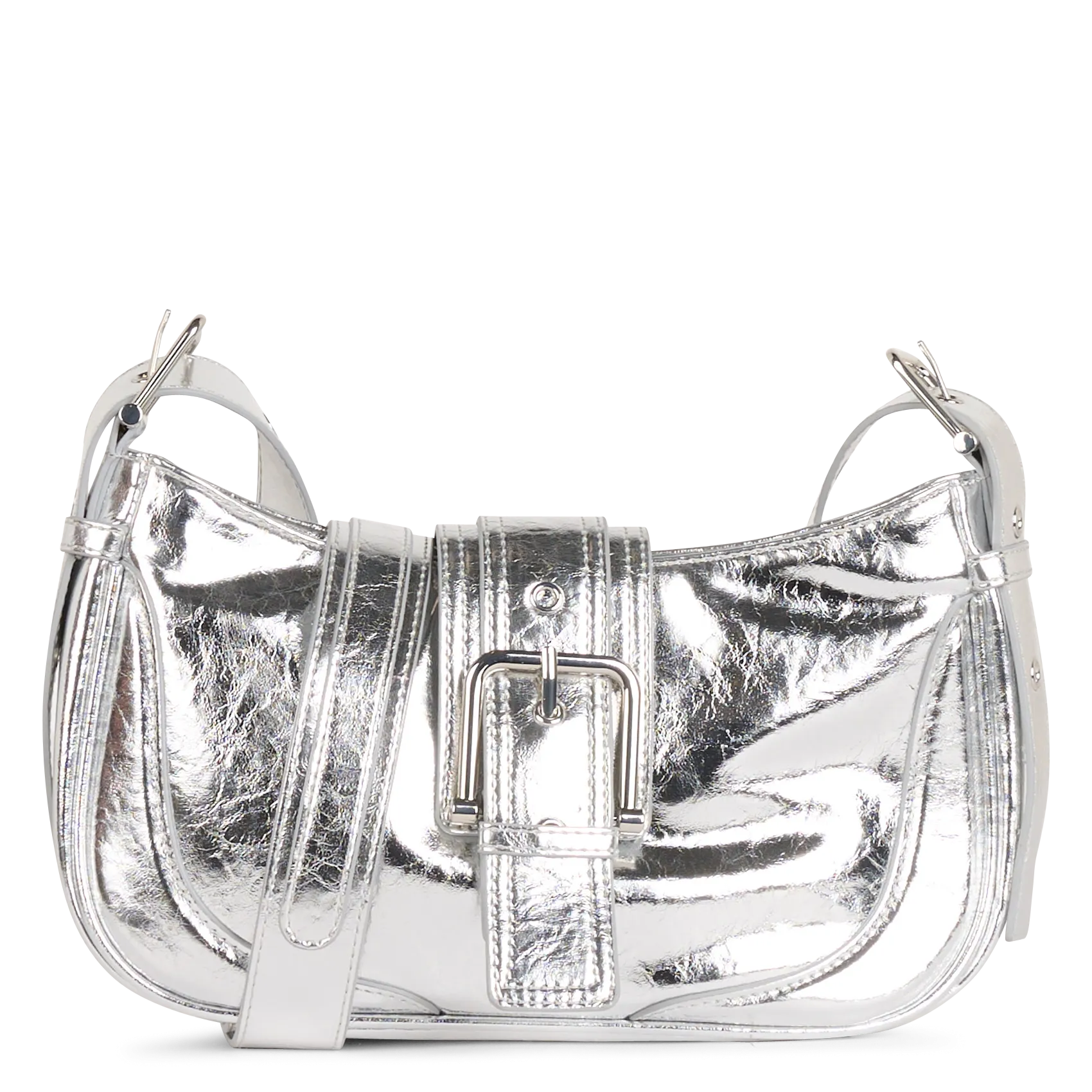 Sac épaule métallisé Argent