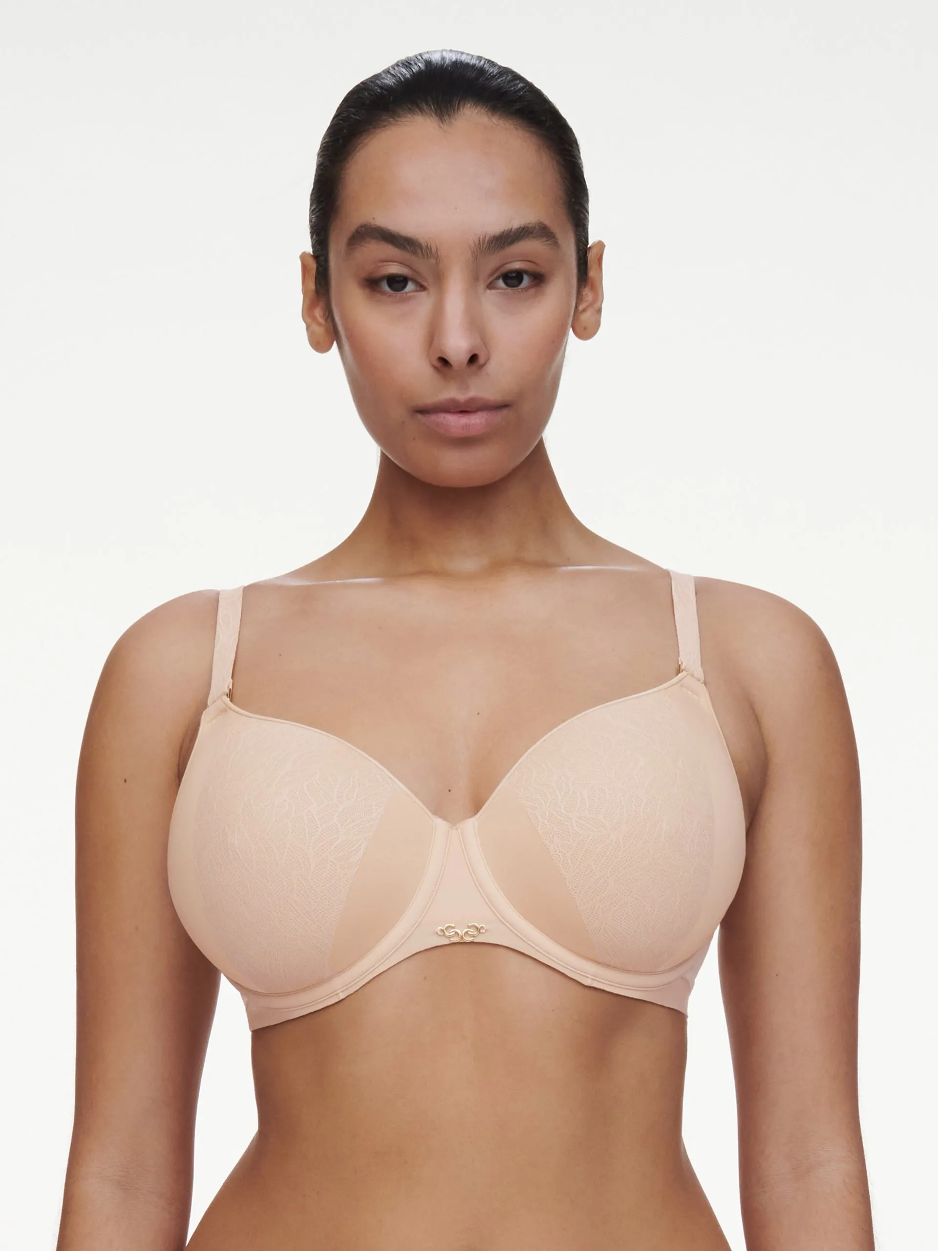 Soutien-gorge spacer moulé emboîtant en dentelle Beige PURE LACE