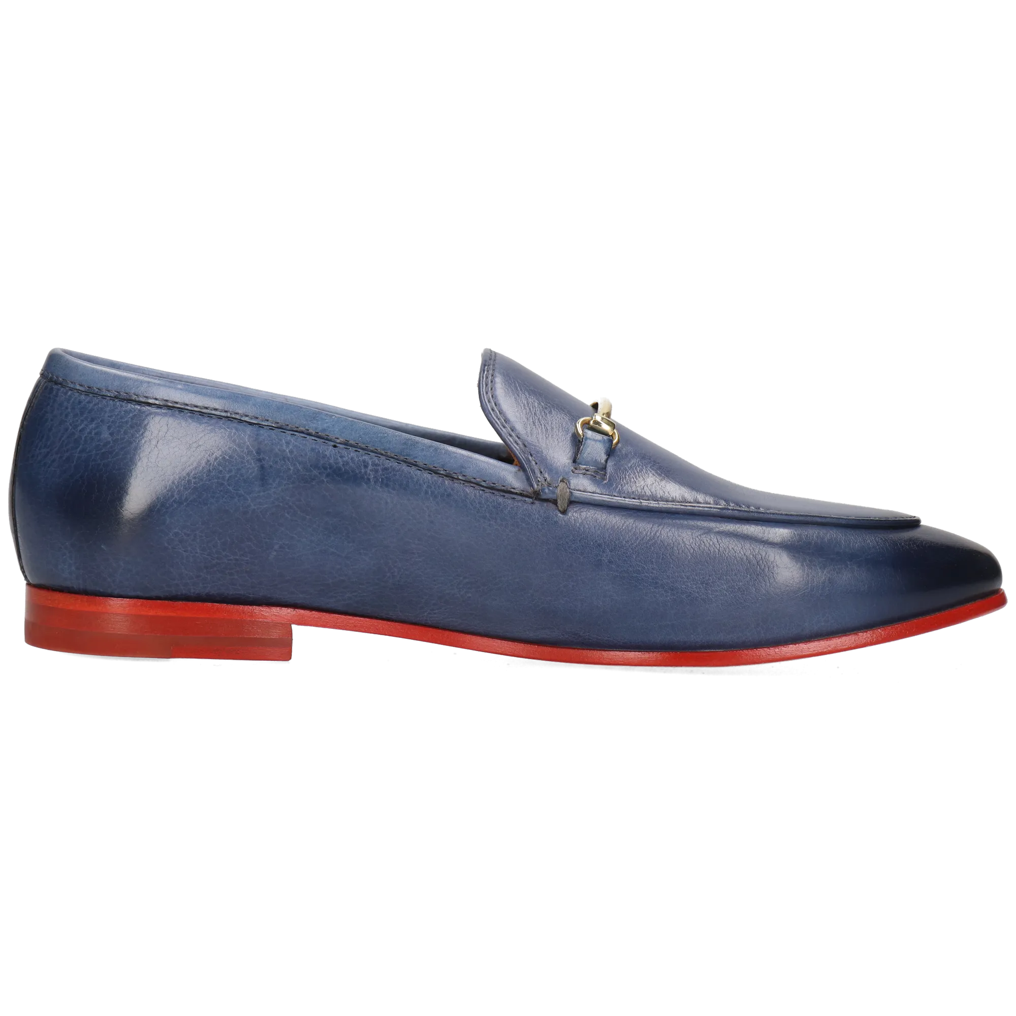 Mocassins à talon plat Bleu SCARLETT 22