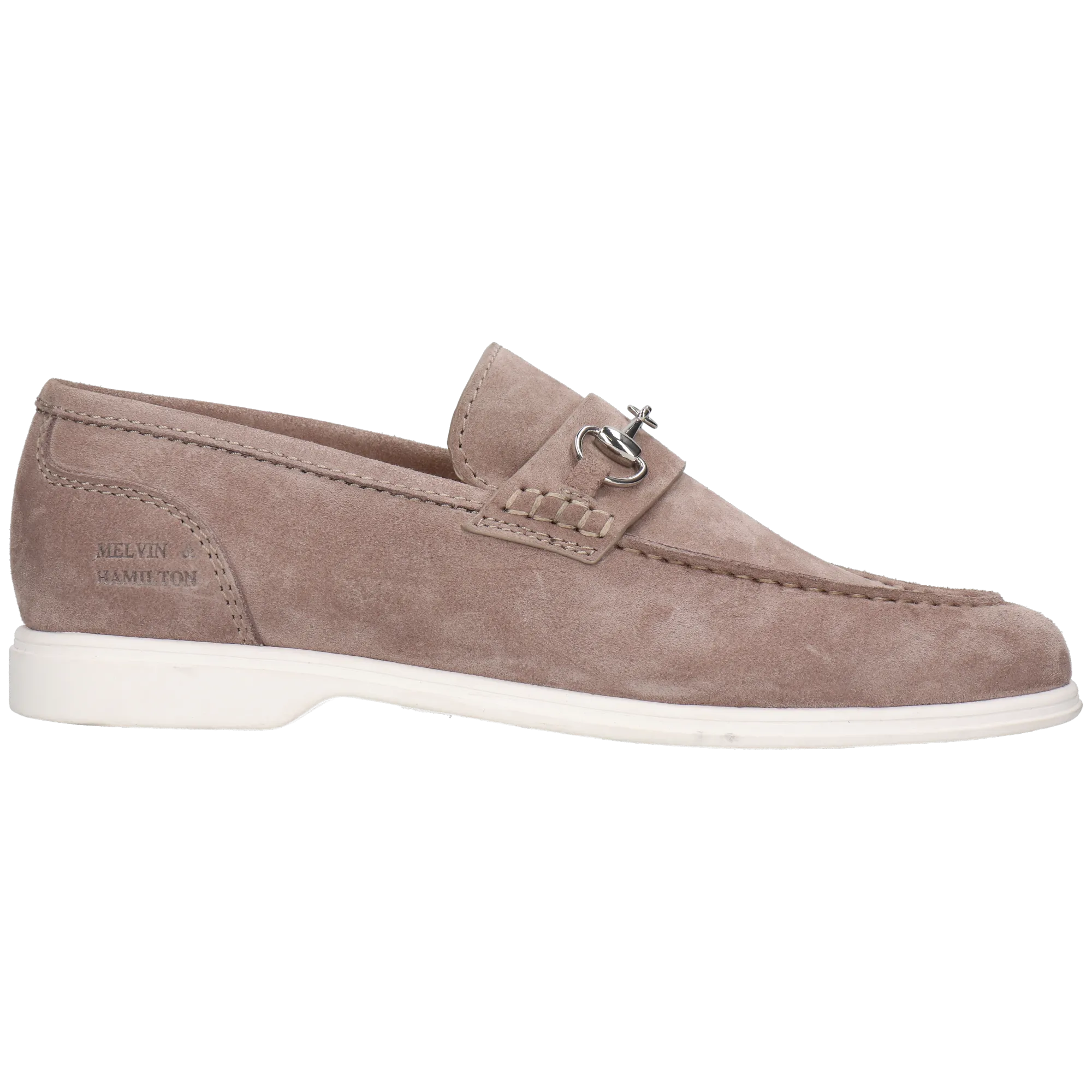 Mocassins en cuir Gris EARL 28