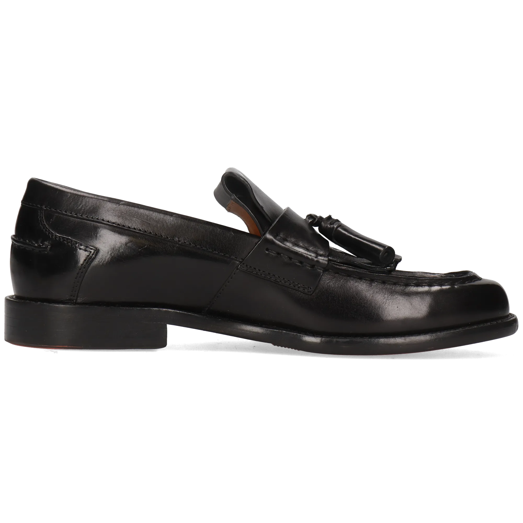 Mocassins à talon plat Noir GIANNA 11