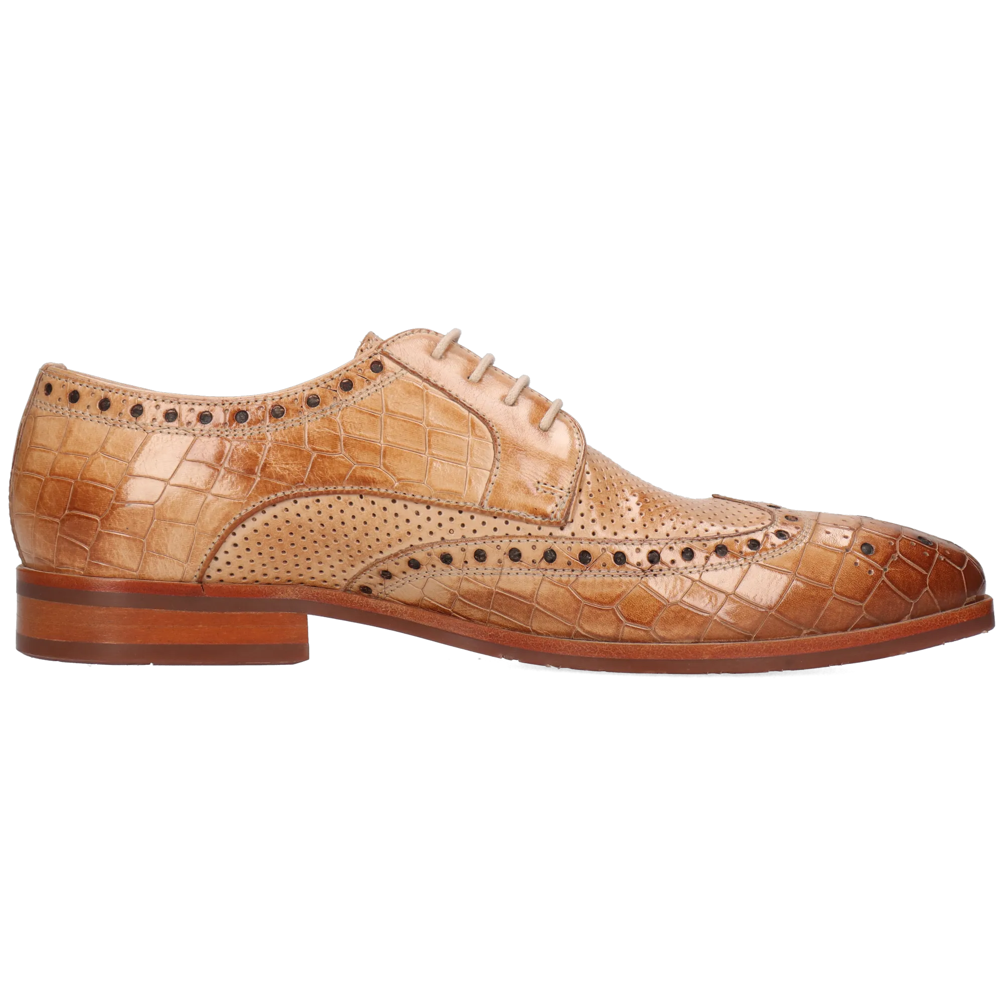 Derbies en cuir Marron FLYNN 4