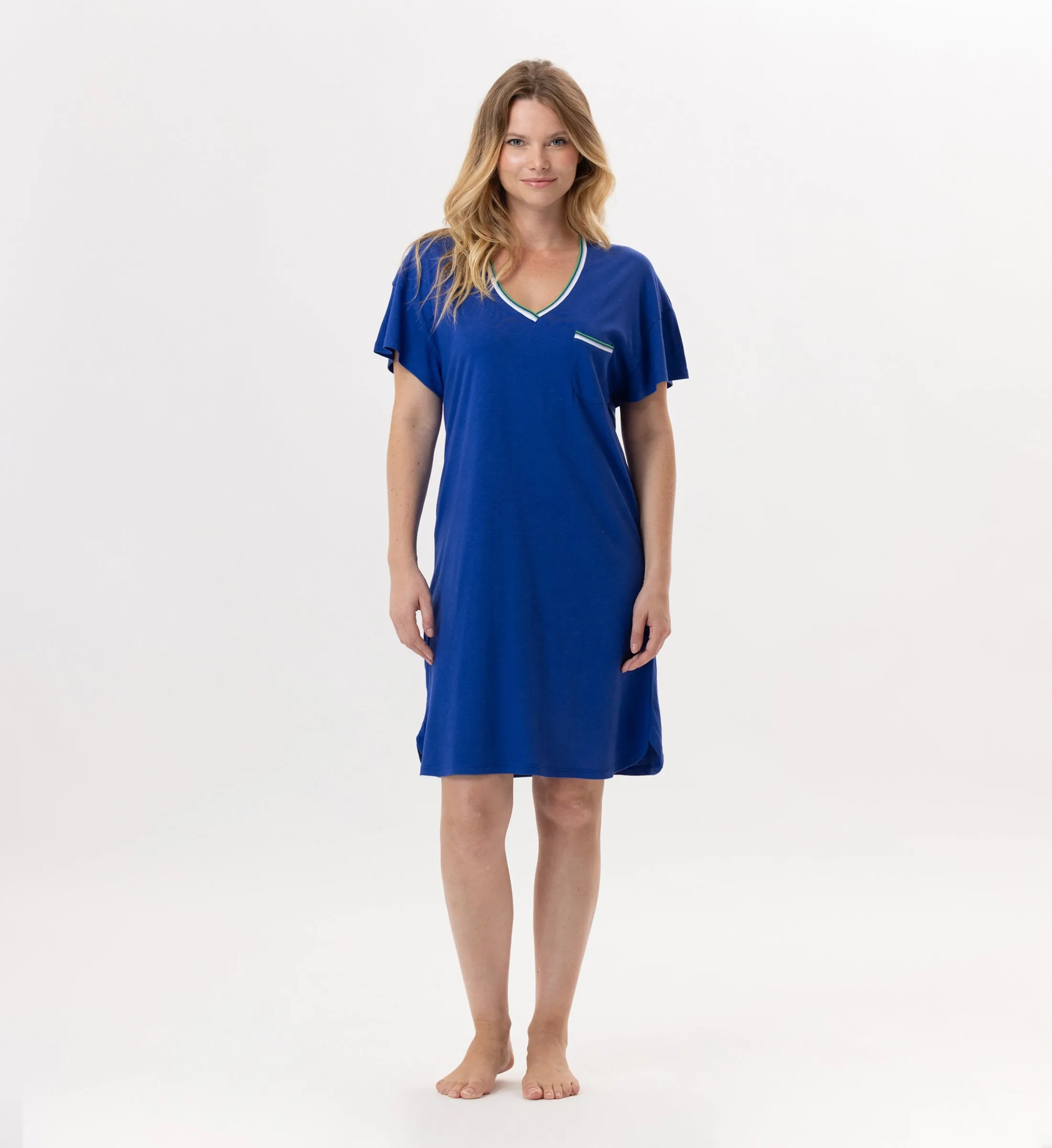 Chemise de nuit Bleu BLOOM 921