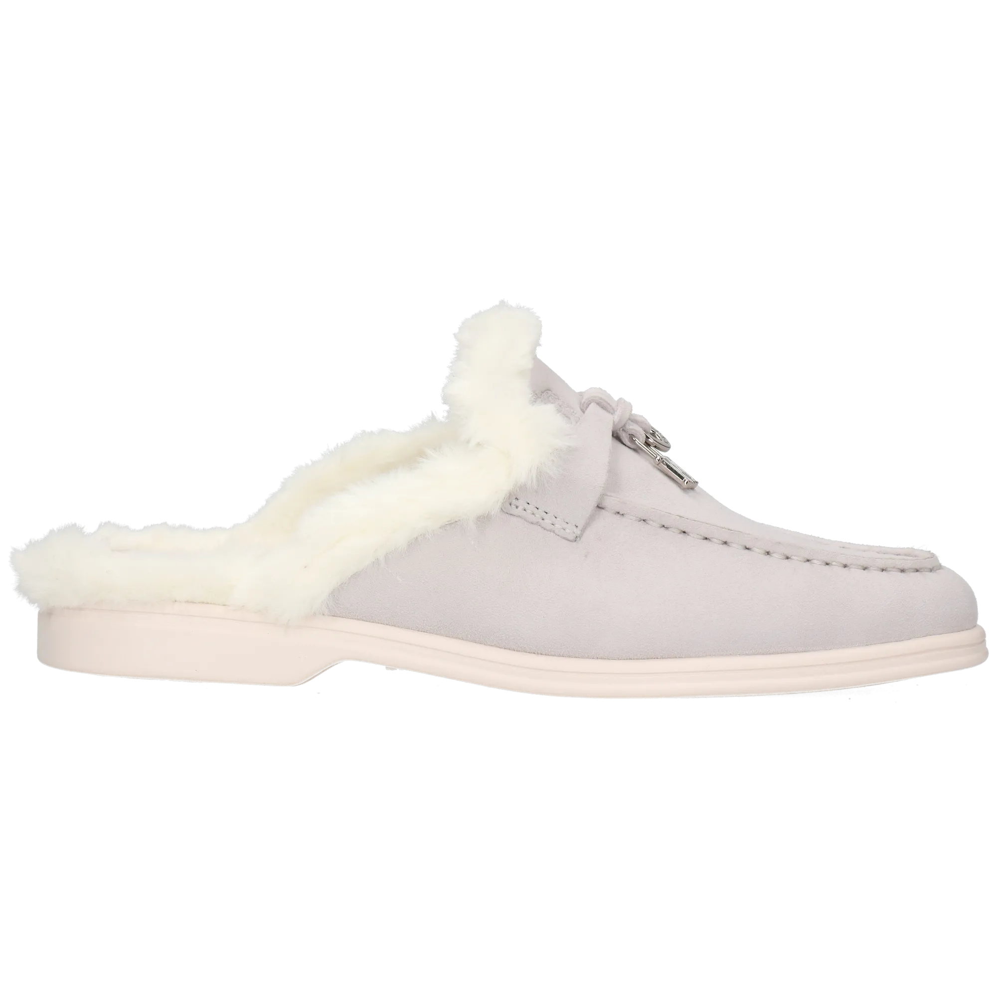 Mules à talon plat Blanc ADLEY 15