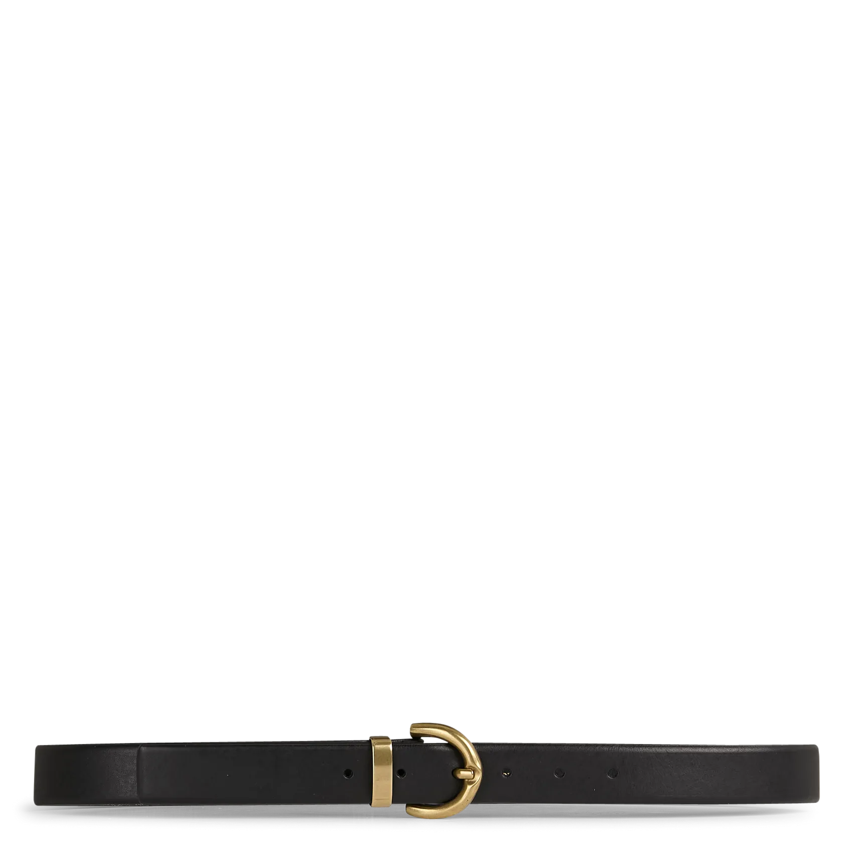 Ceinture en cuir Noir VICTOR