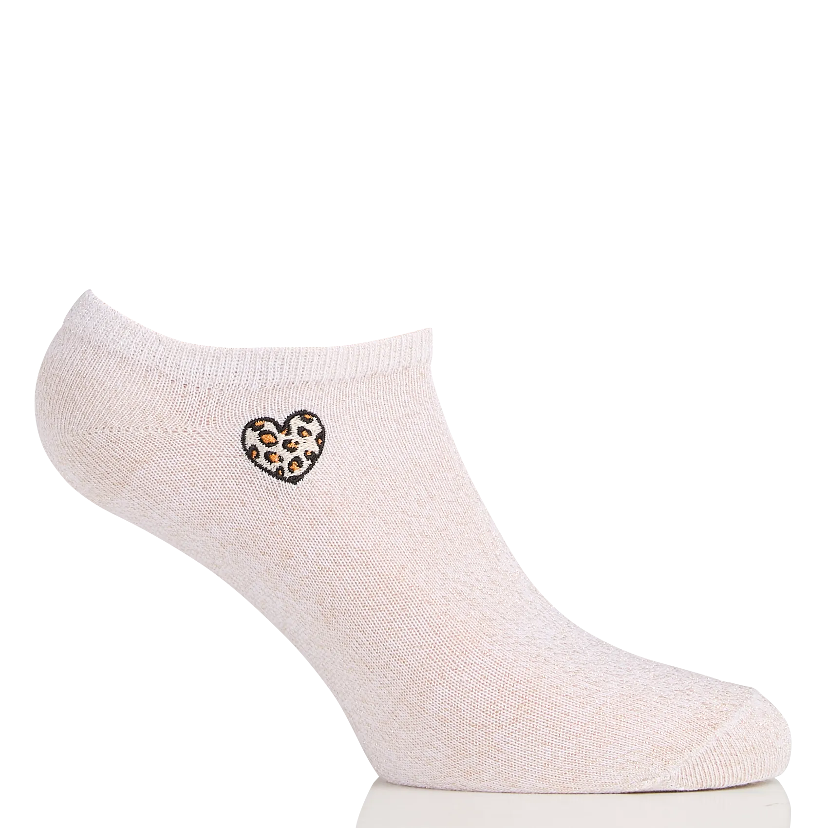 Lot de 2 chaussettes pailletées Blanc TASSI
