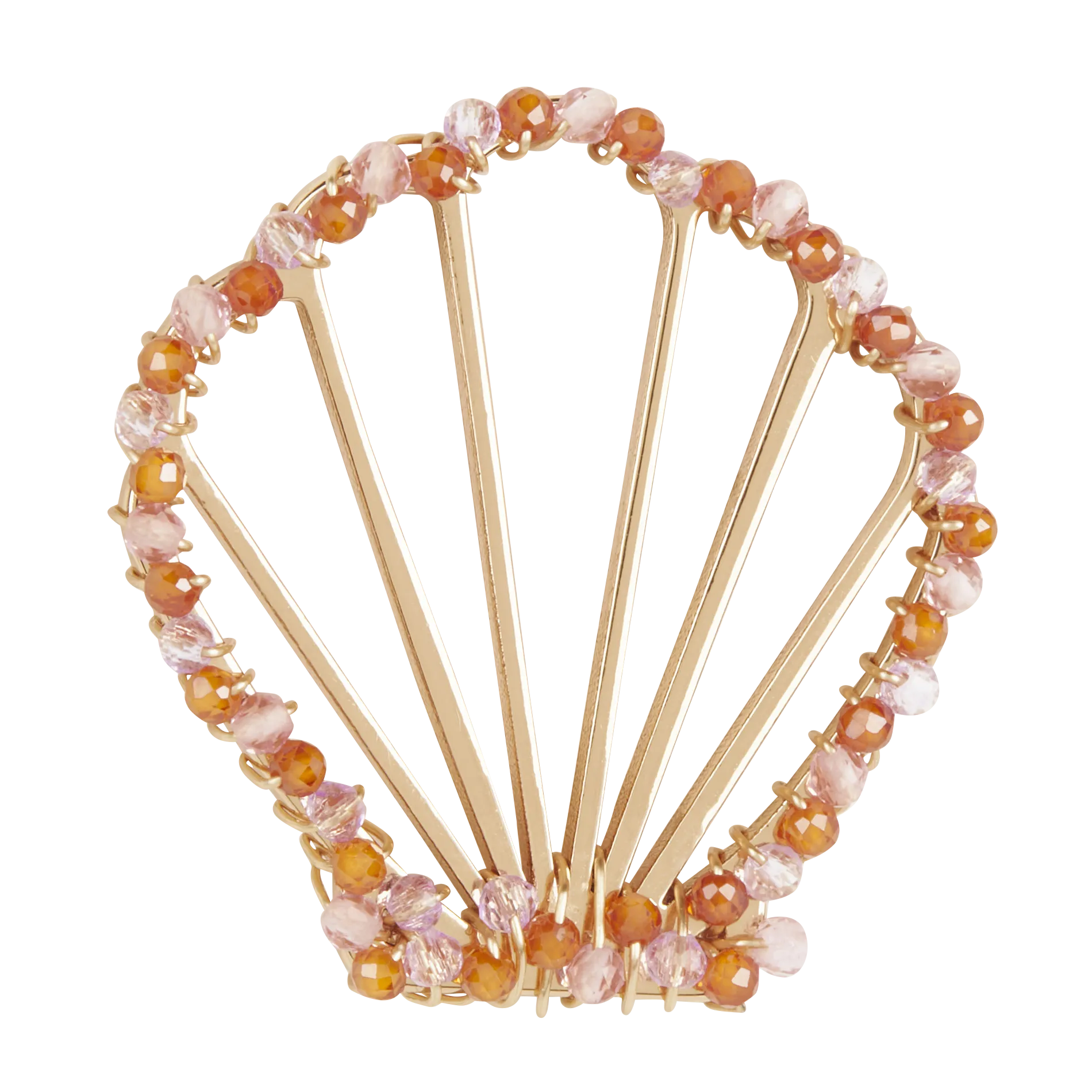 Pin's forme de coquillage Doré WOOP