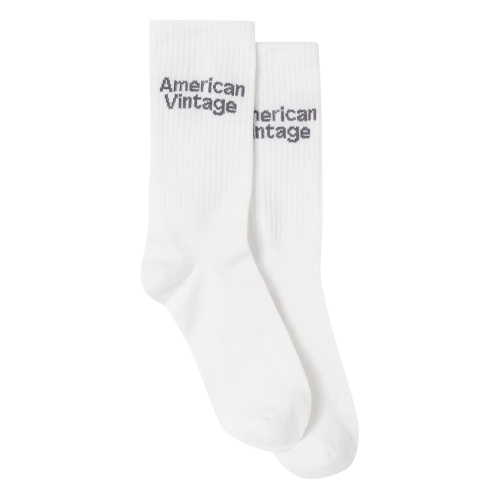 Chaussettes mi-haute à logo Blanc CLYPSUN