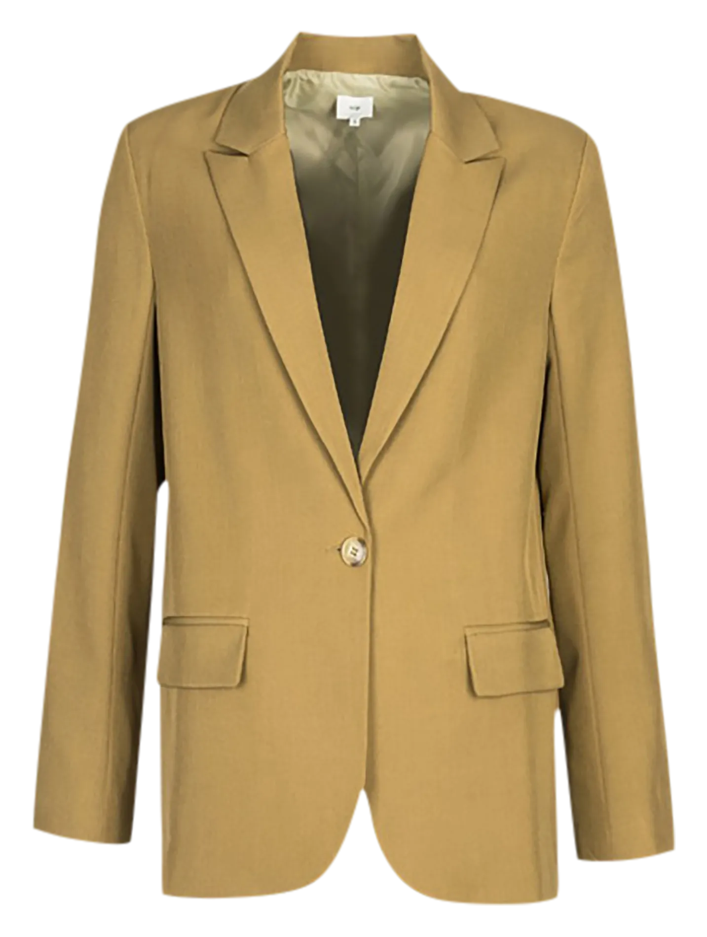 Veste de tailleur ajustée Kaki ZOLINA