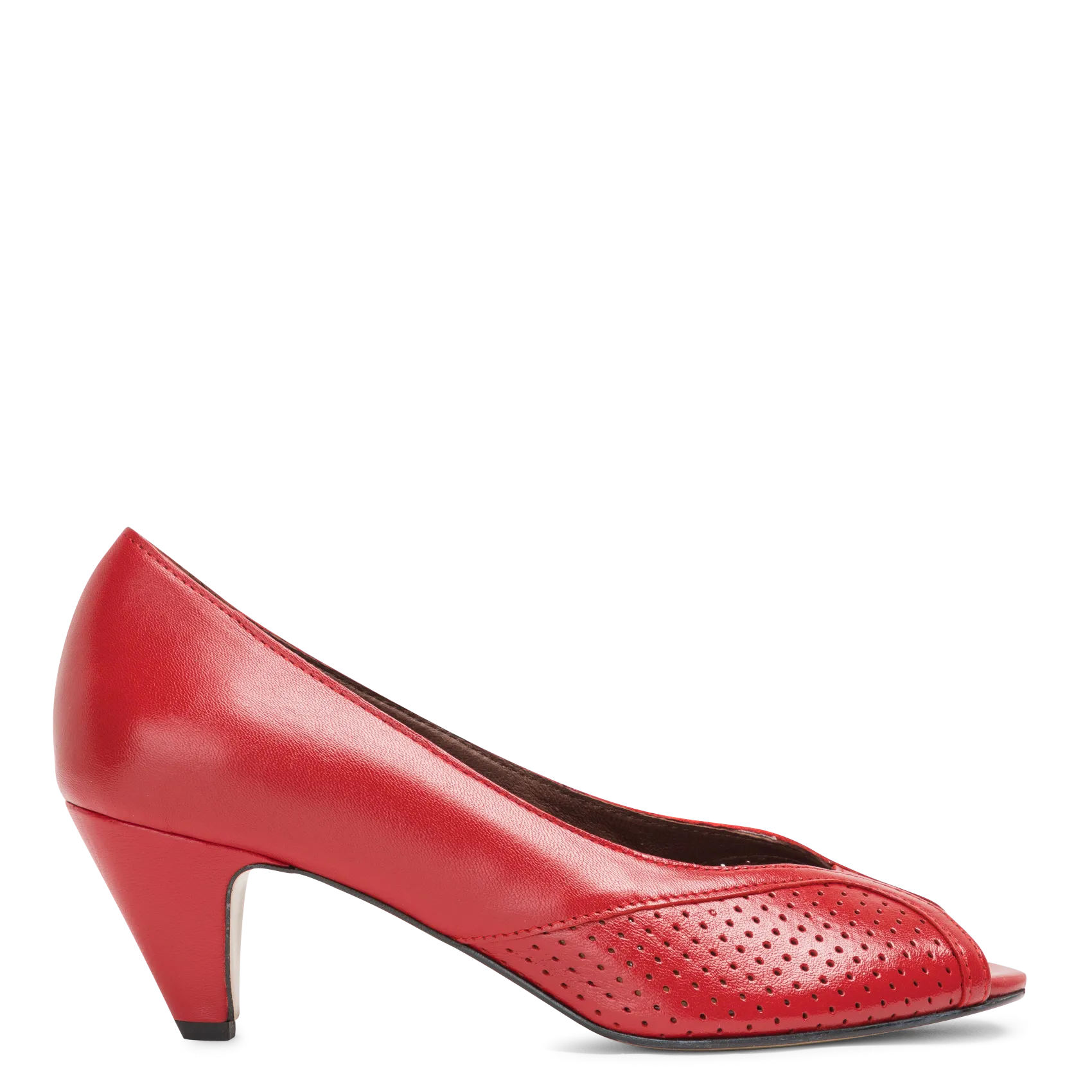 Escarpins en cuir Rouge TIFFANY