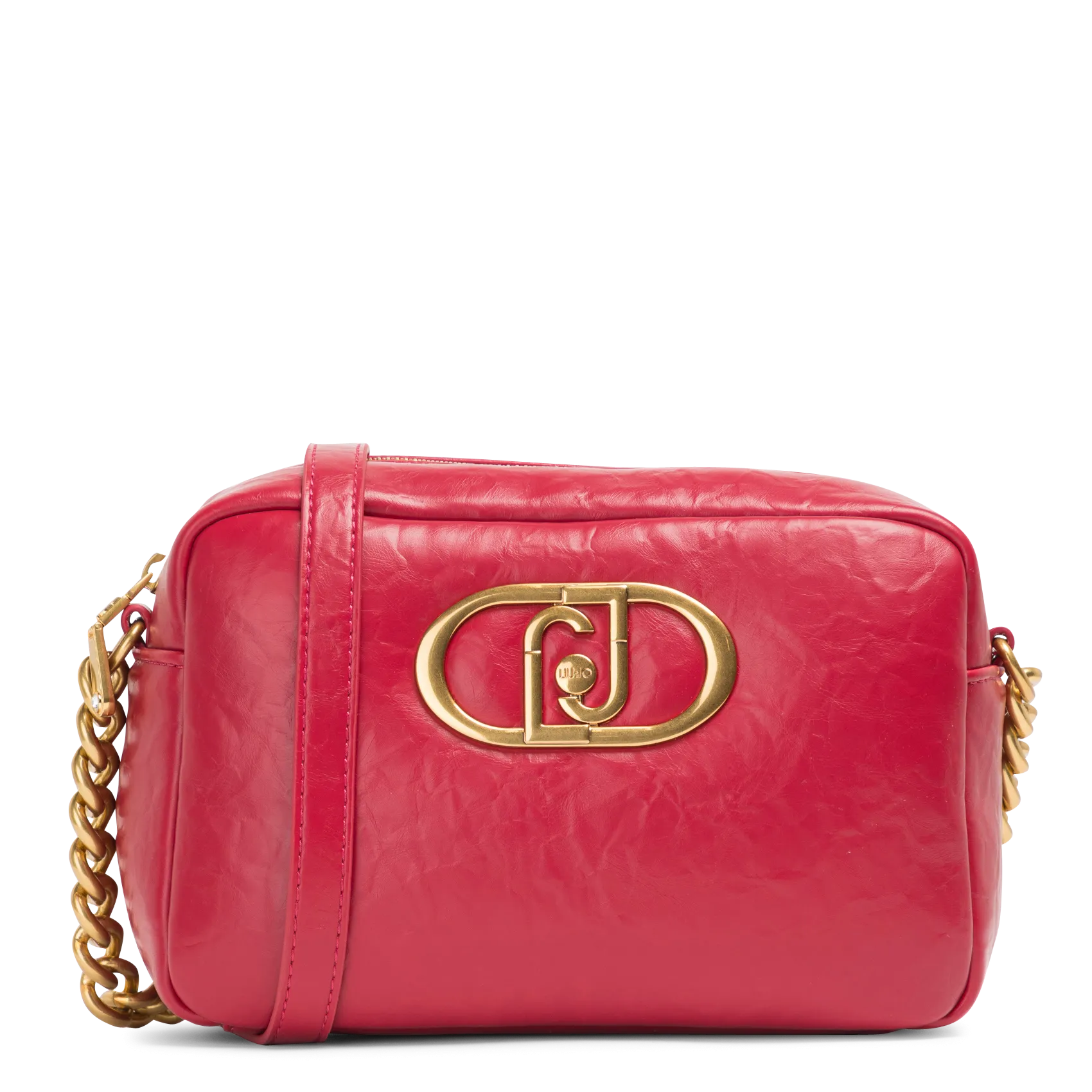 Sac bandoulière effet cuir Rose