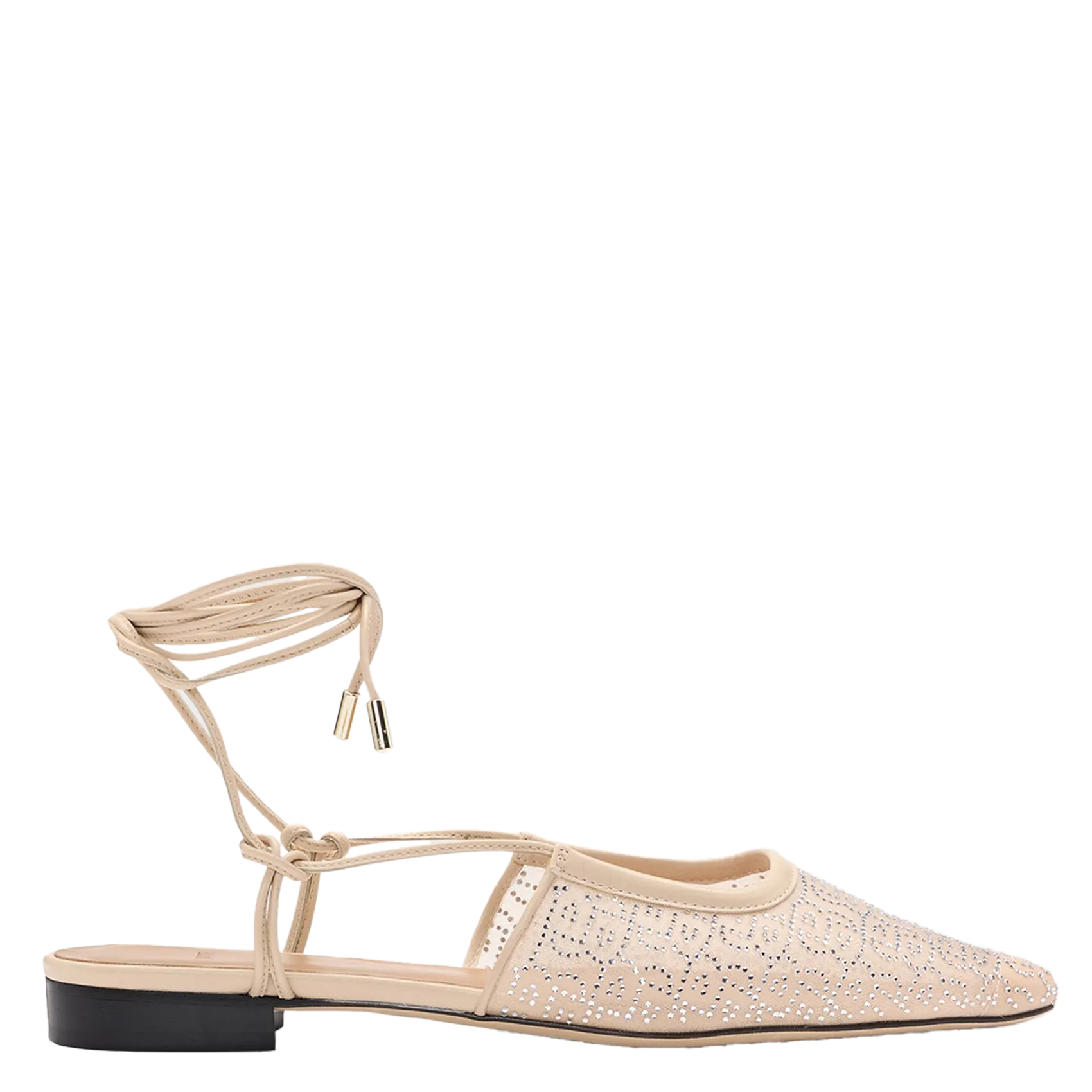 Mules à strass Rose