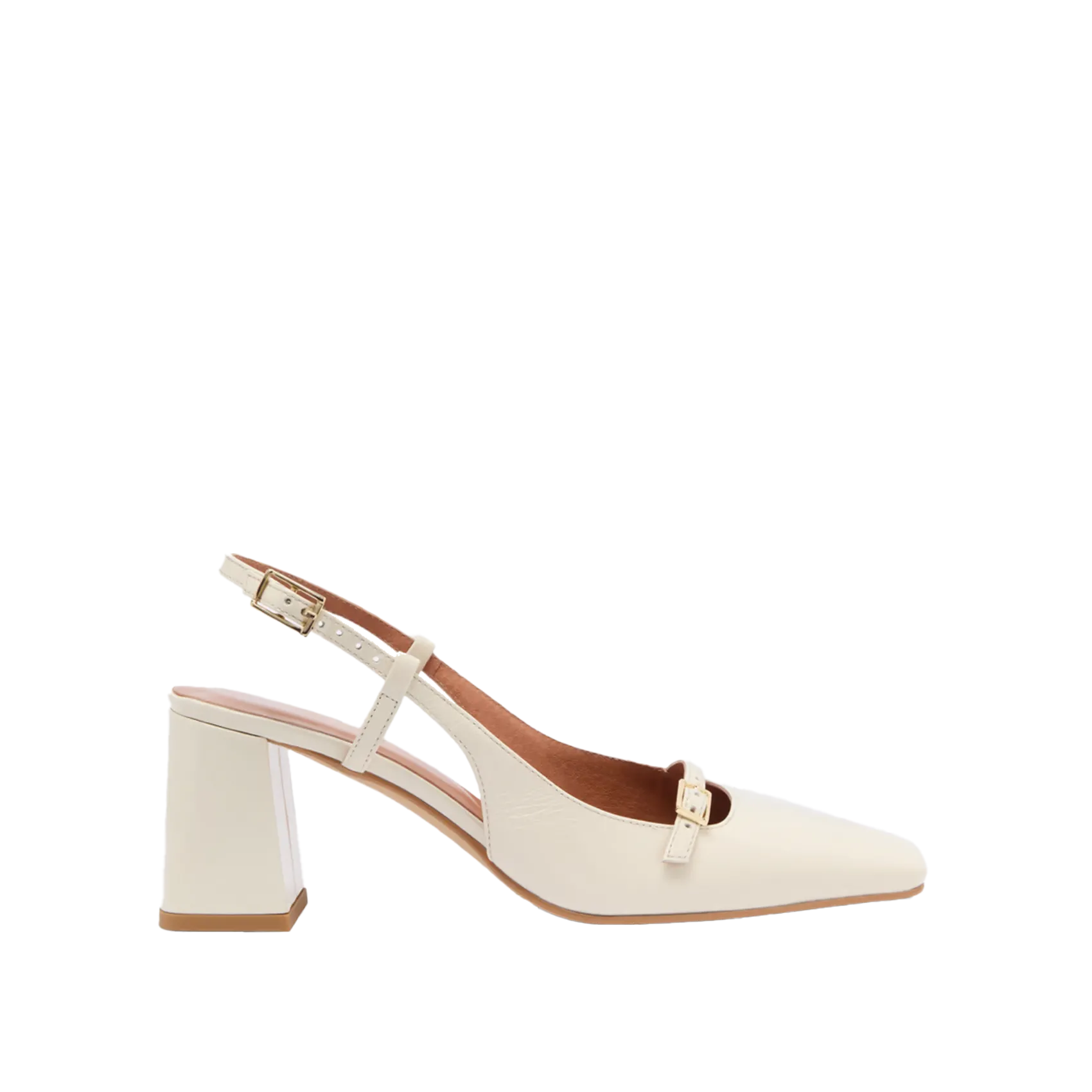 Escarpins en cuir Marron DADELLE