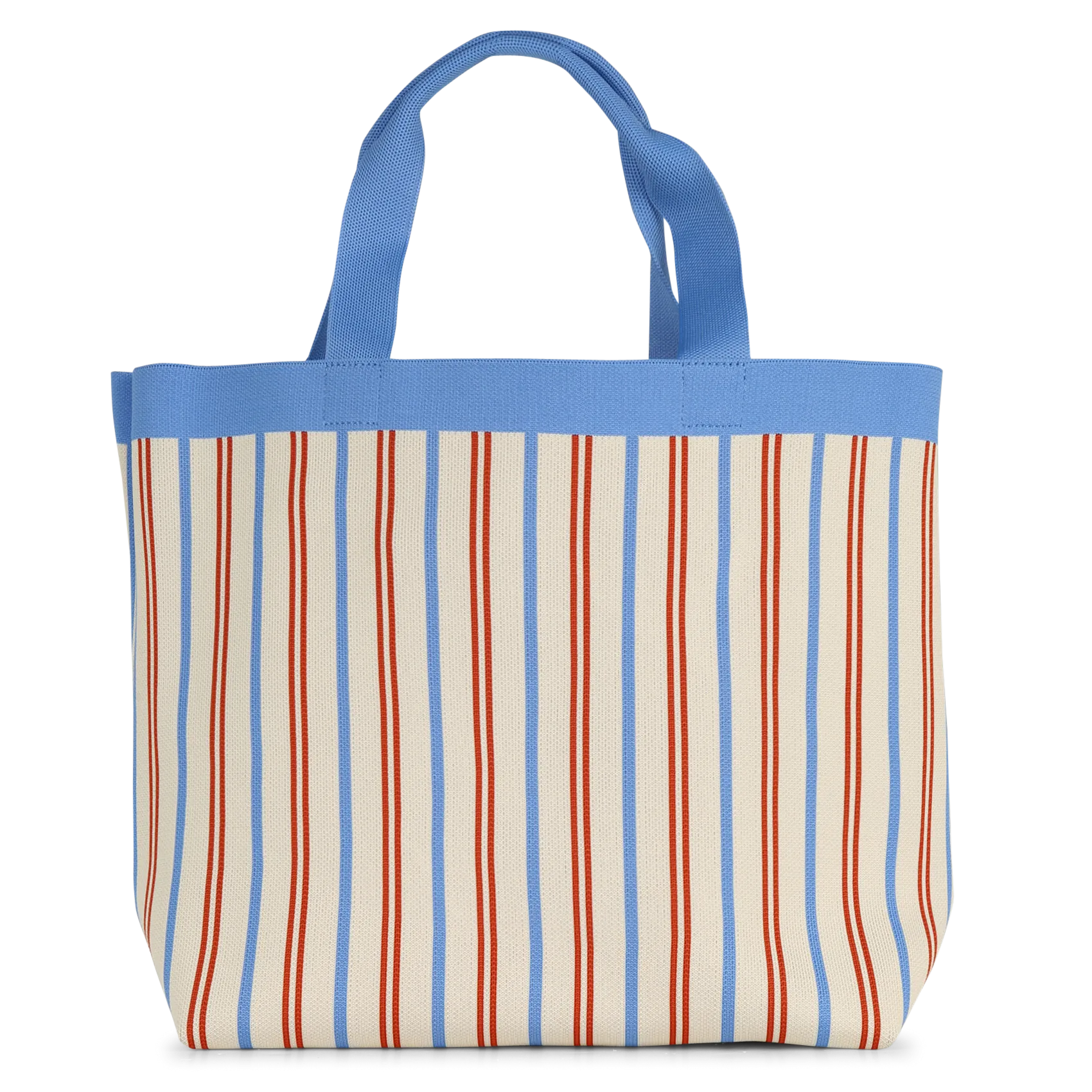 Sac porté épaule rayé Blanc