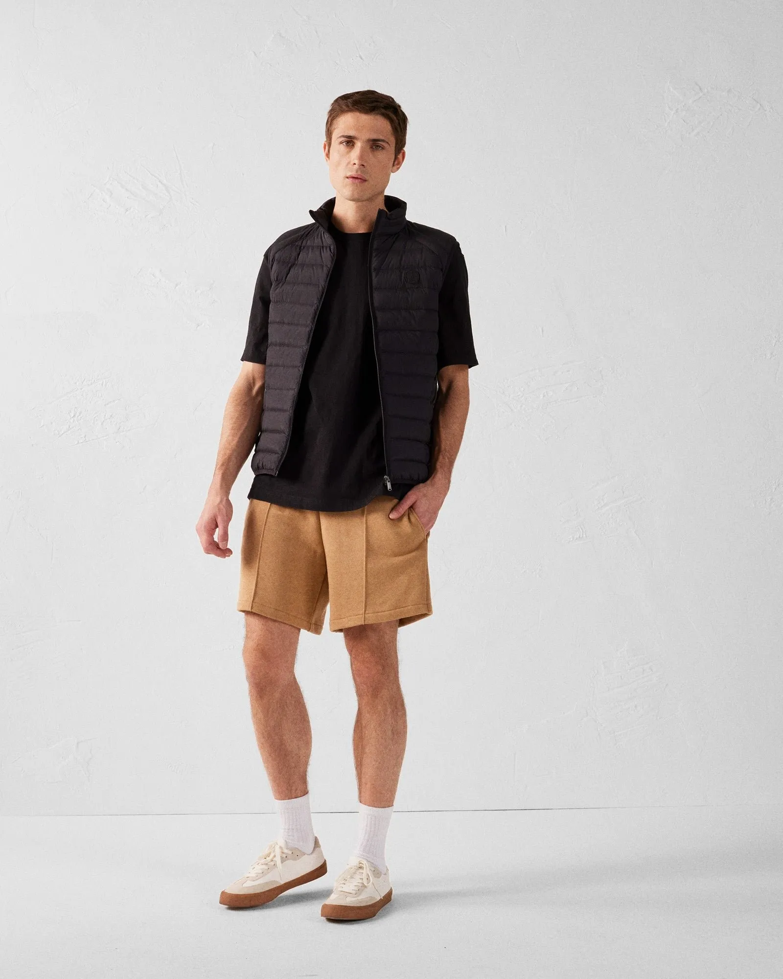 Doudoune sans manches stretch arafo Noir