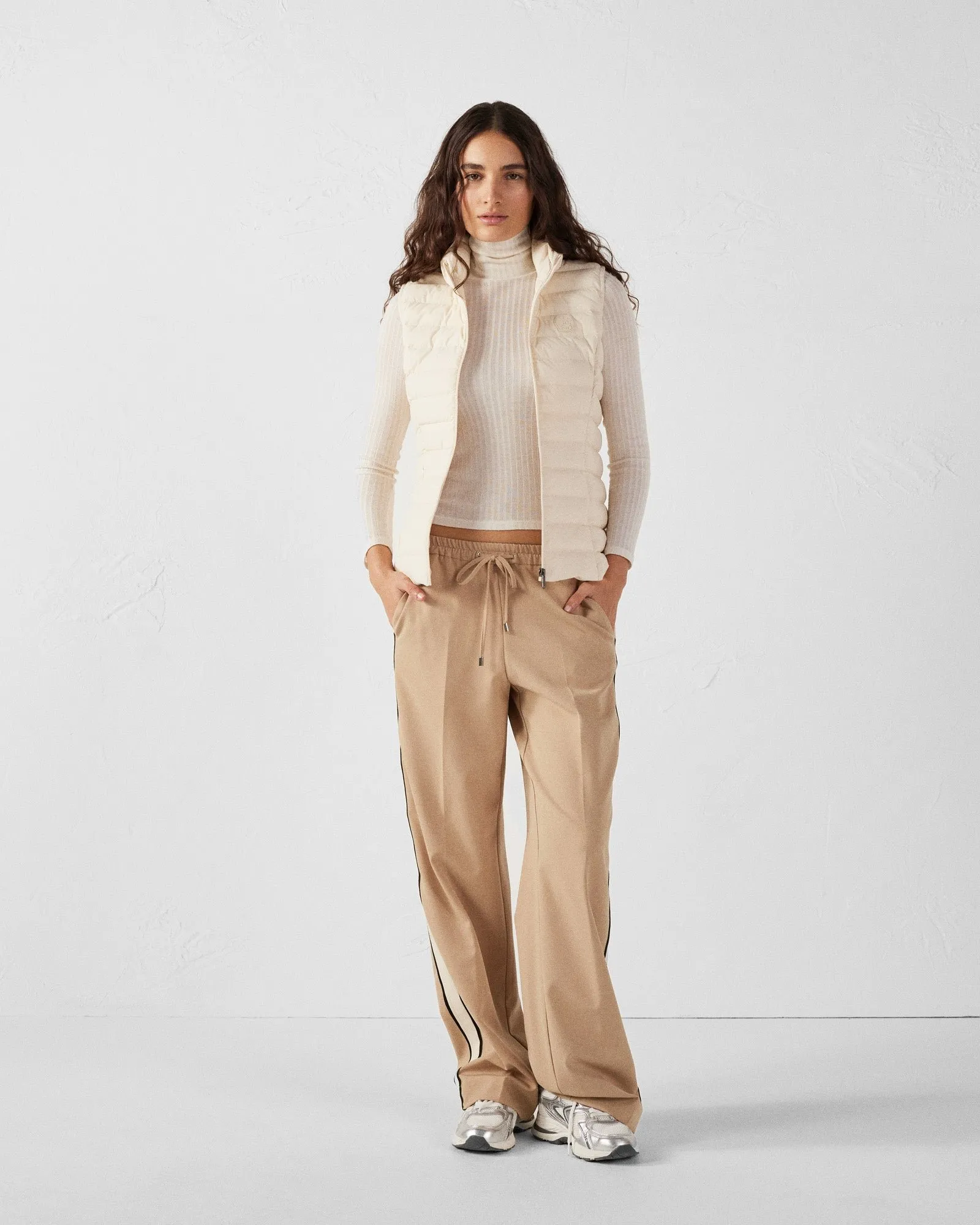 Doudoune sans manches stretch grenada Blanc