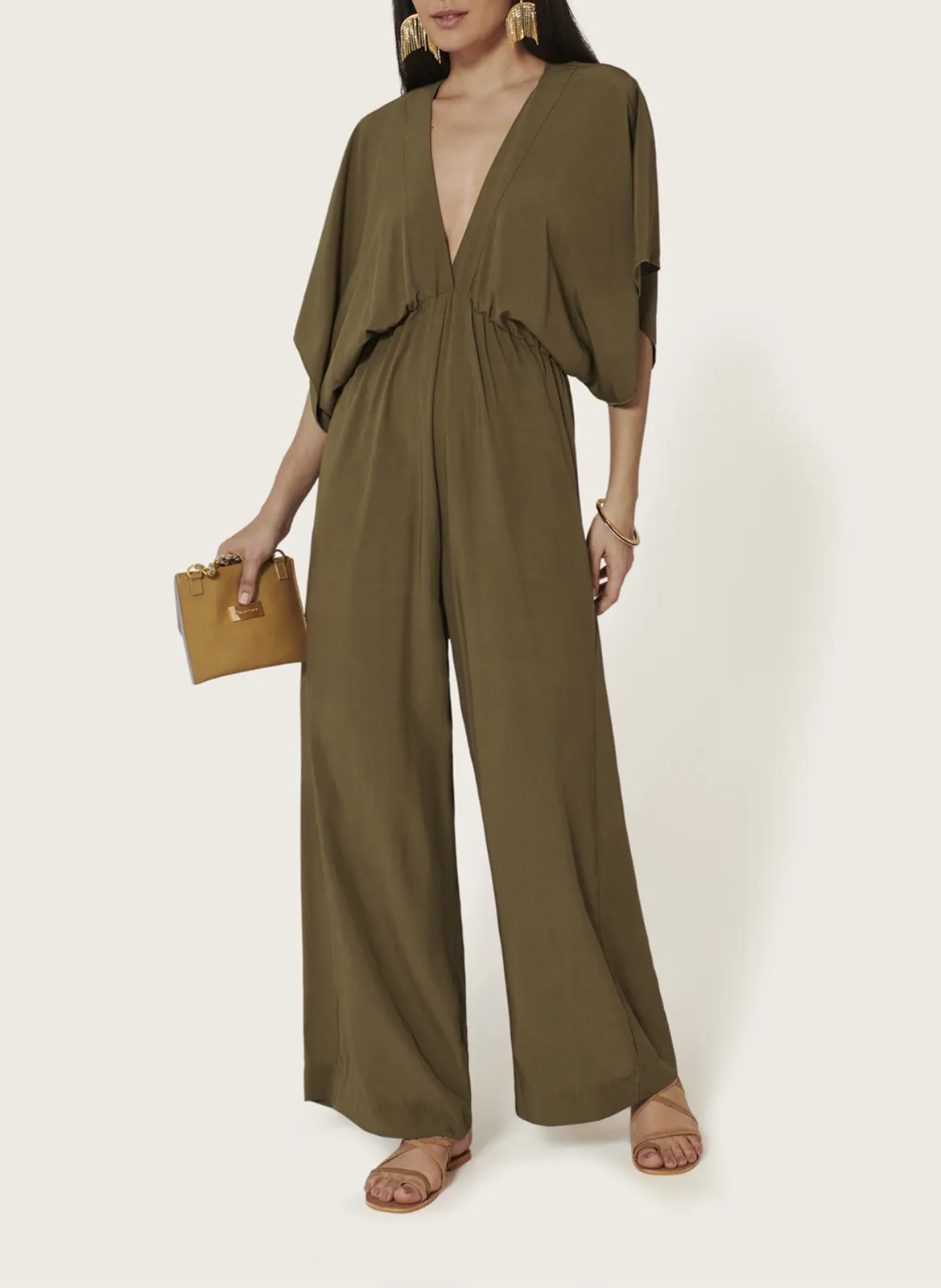 Combinaison large fluide Marron ETTA