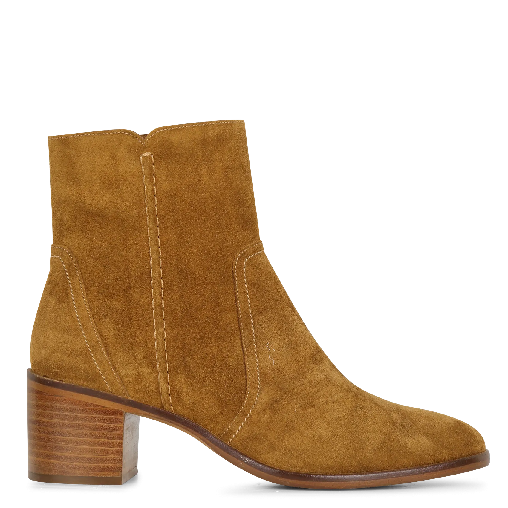 Bottine en cuir Marron SANSA