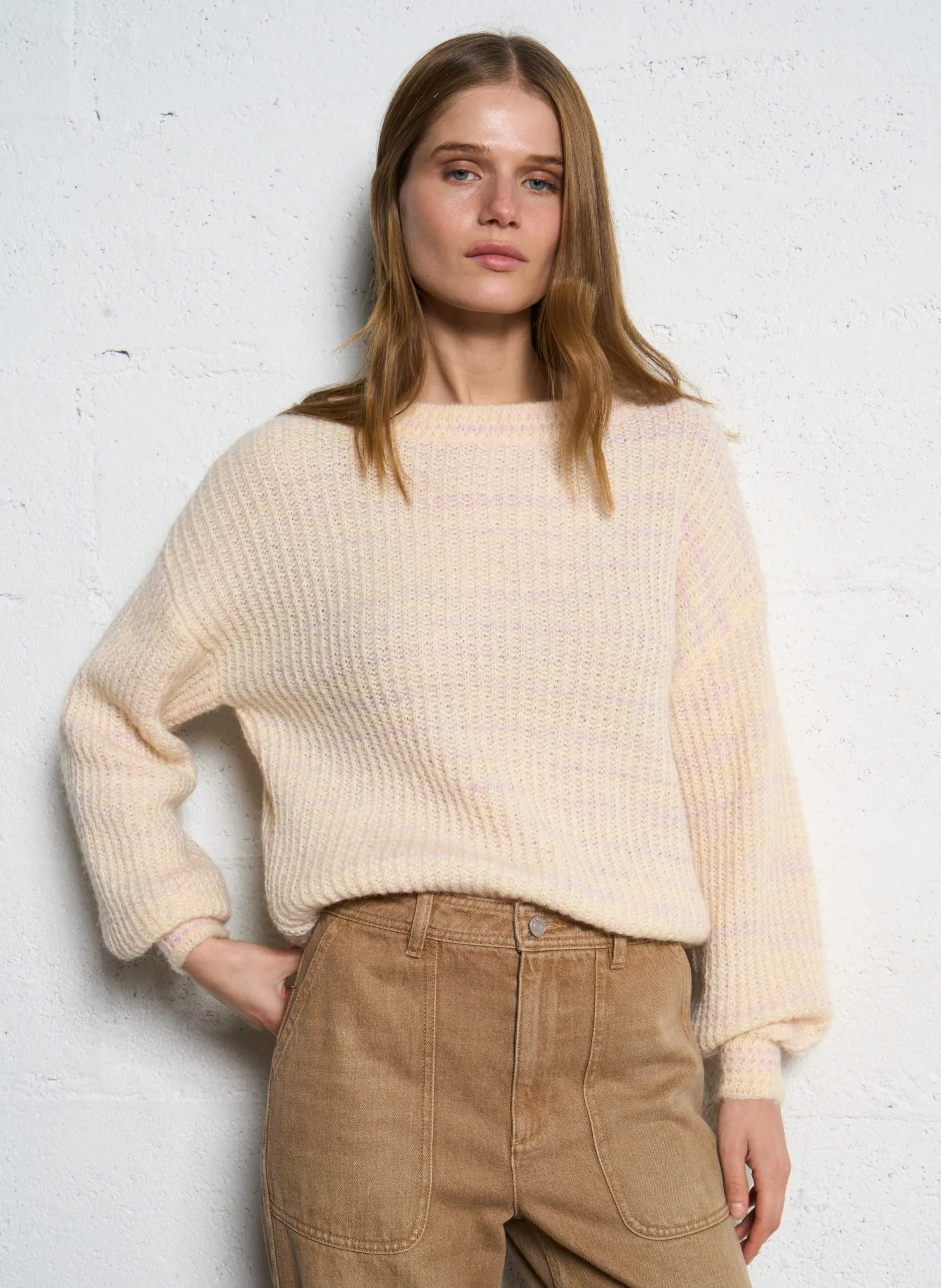 Pull ample rayé Multicolore ATOMY