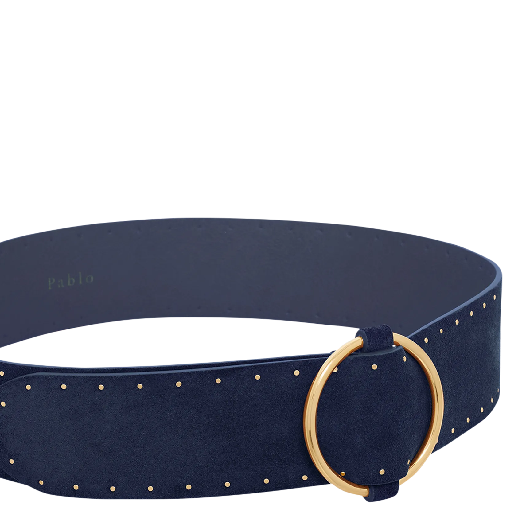 Ceinture en cuir Bleu CASSANDRA