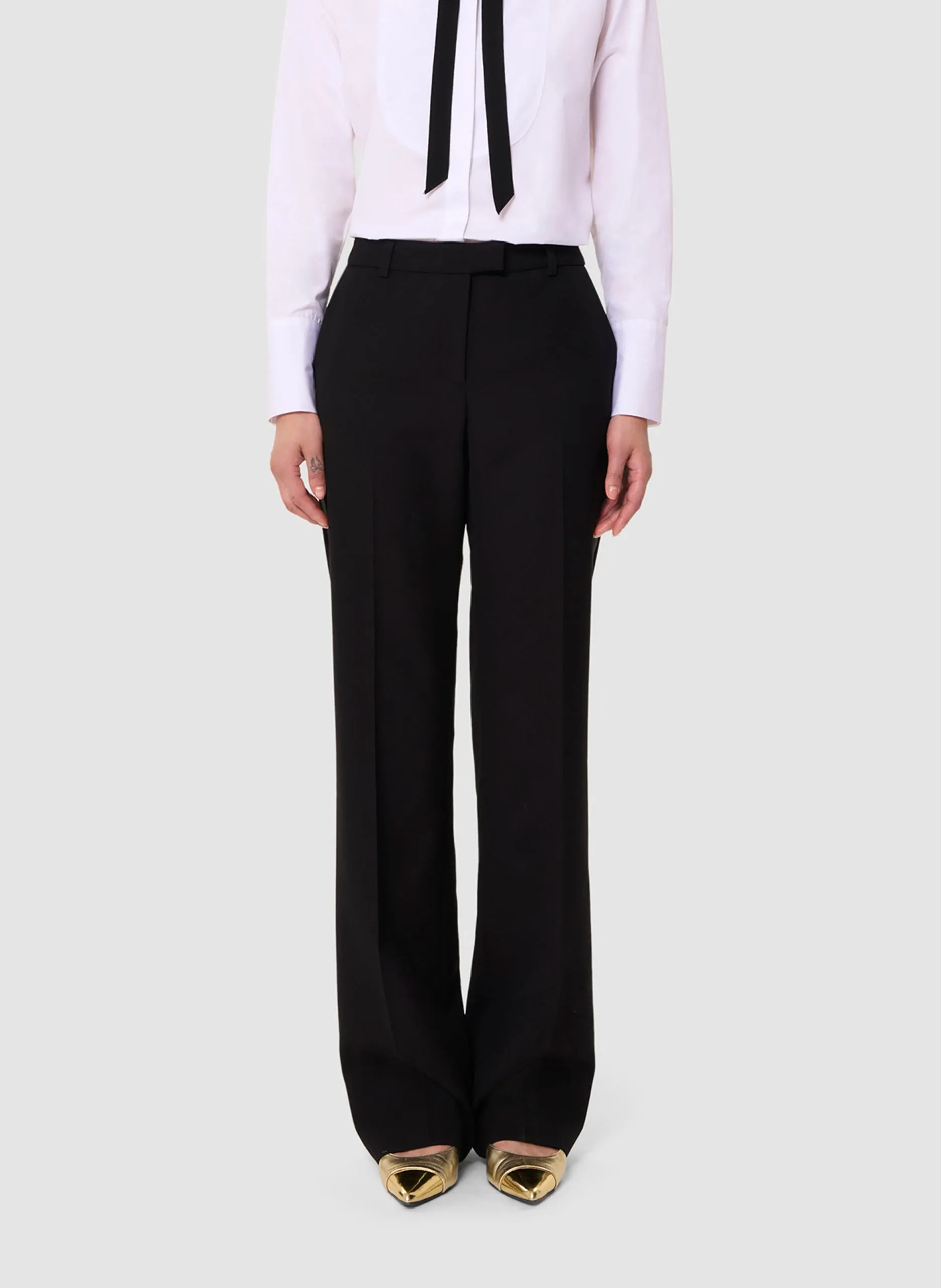 Pantalon droit Noir POUPETTE
