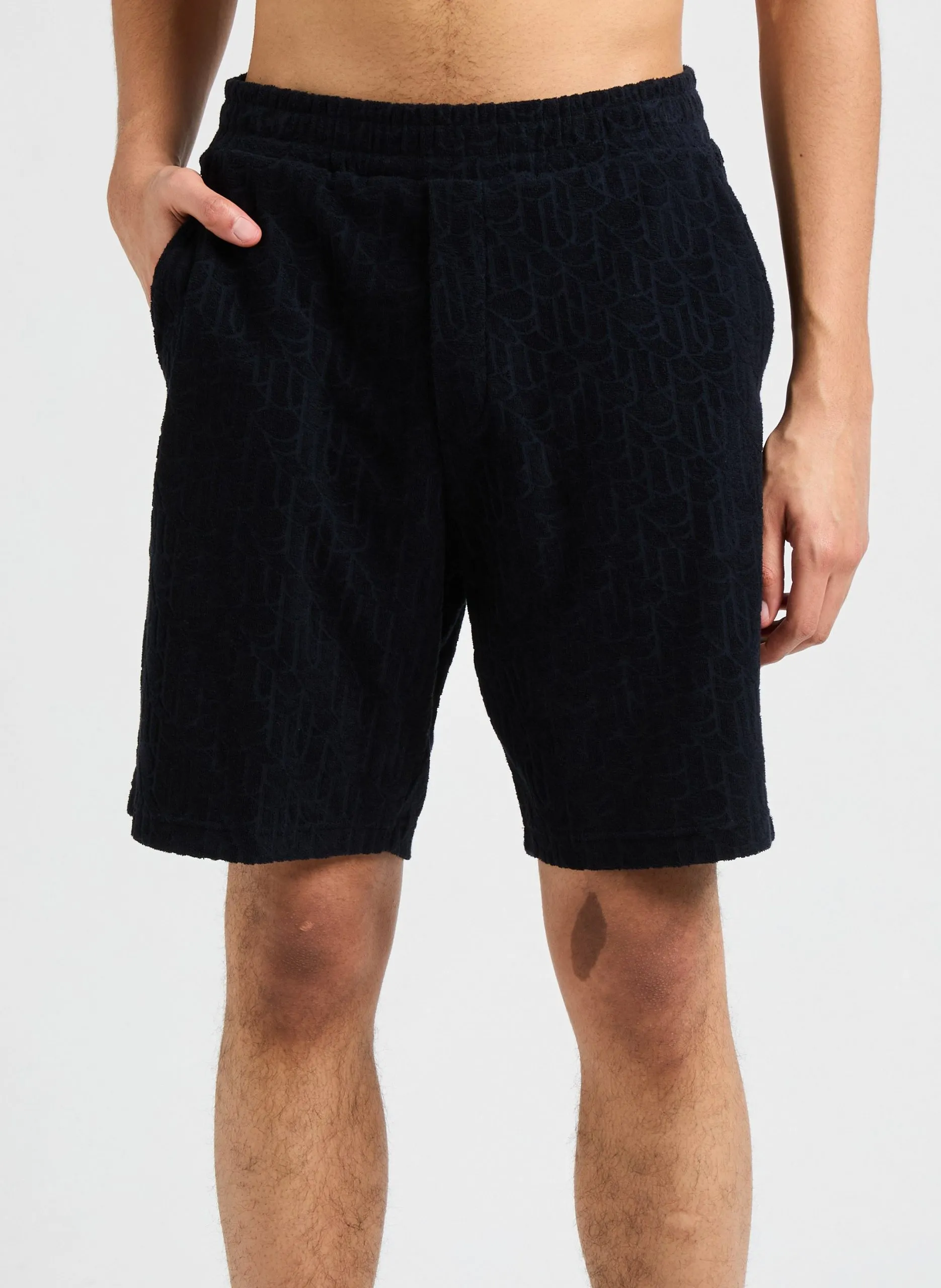 Short regular en coton Bleu FOBB