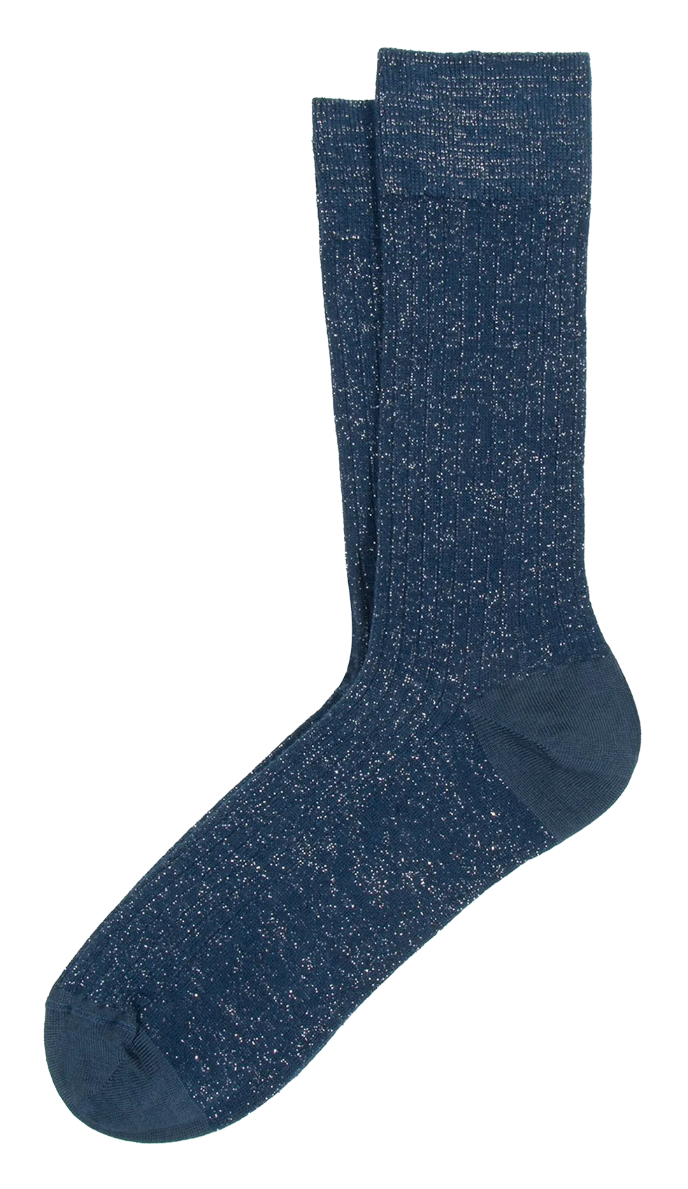 Chaussettes hautes pailletées Bleu CHERRY