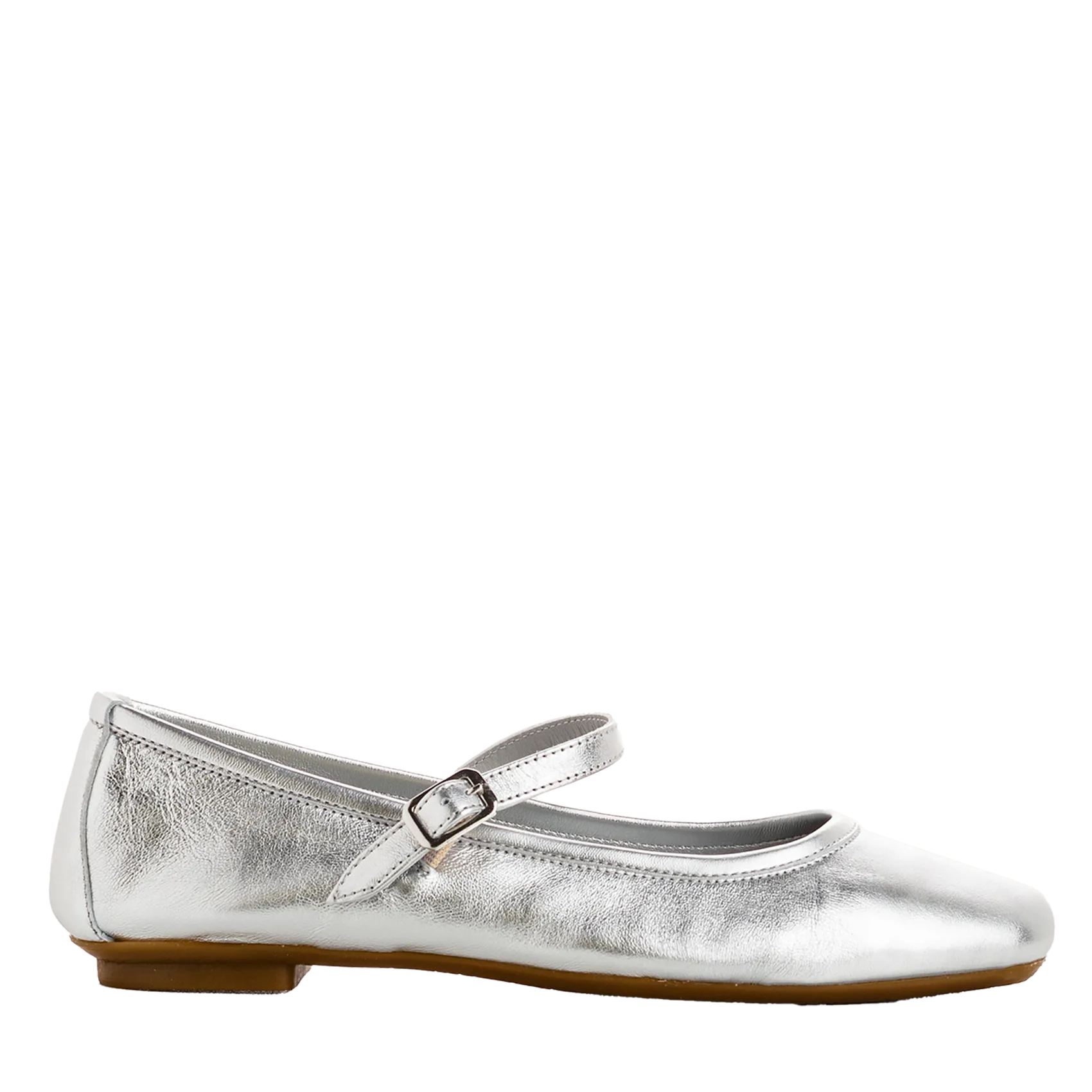 Ballerines en cuir Argent HONOR
