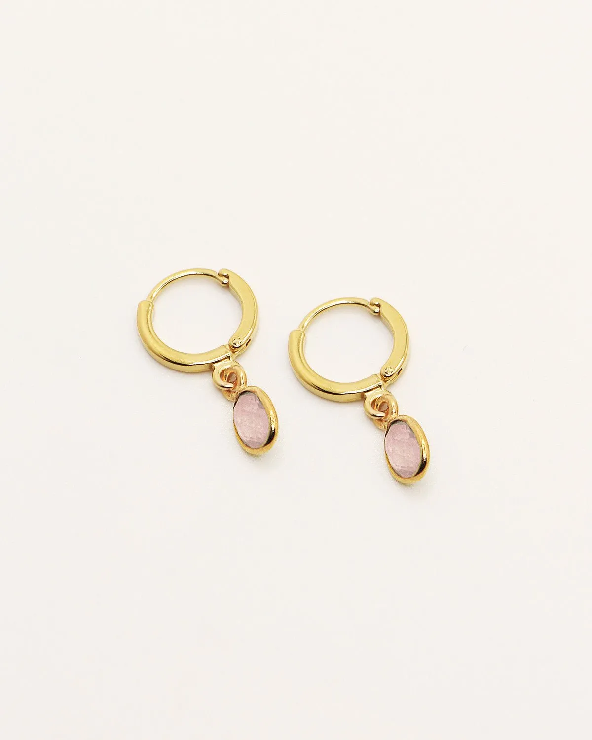 Boucles d'oreilles Rose GAÏA