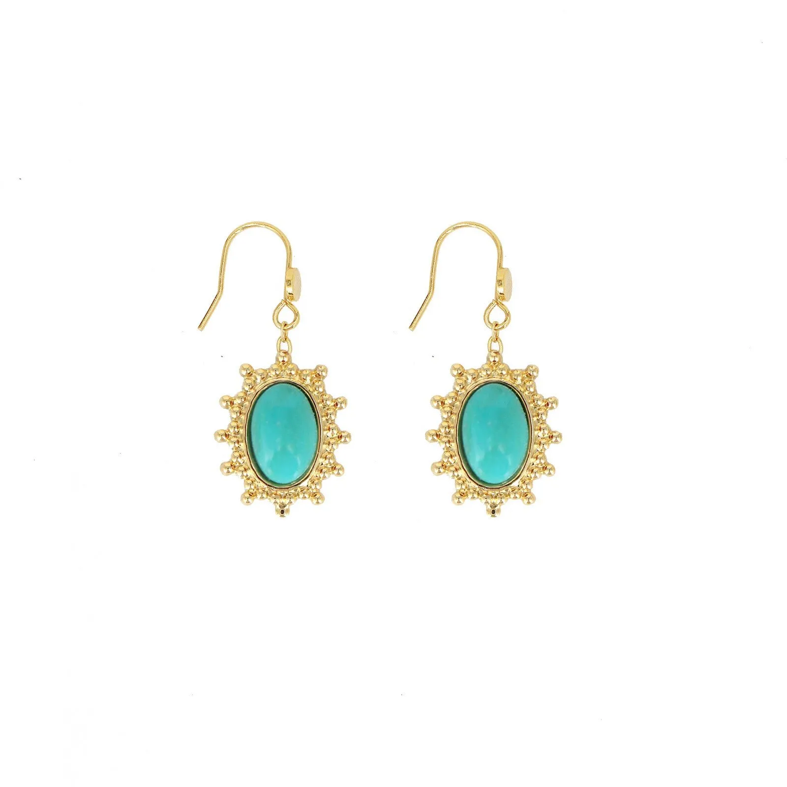 Boucles d'oreilles Bleu THELMA