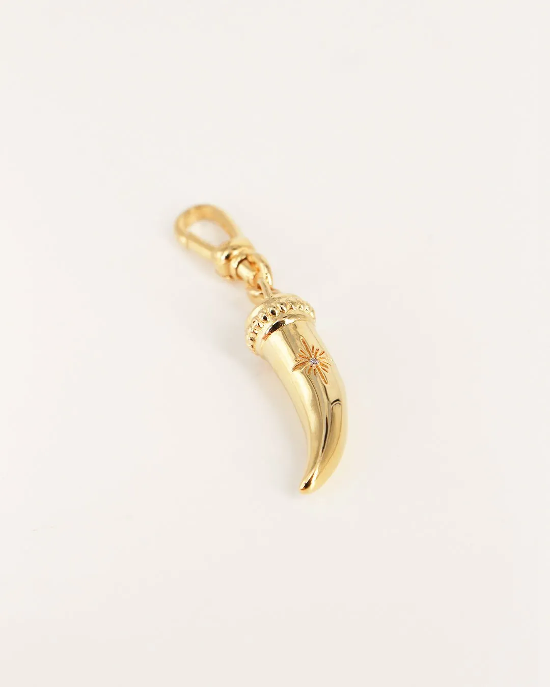 Médaillon corne Doré