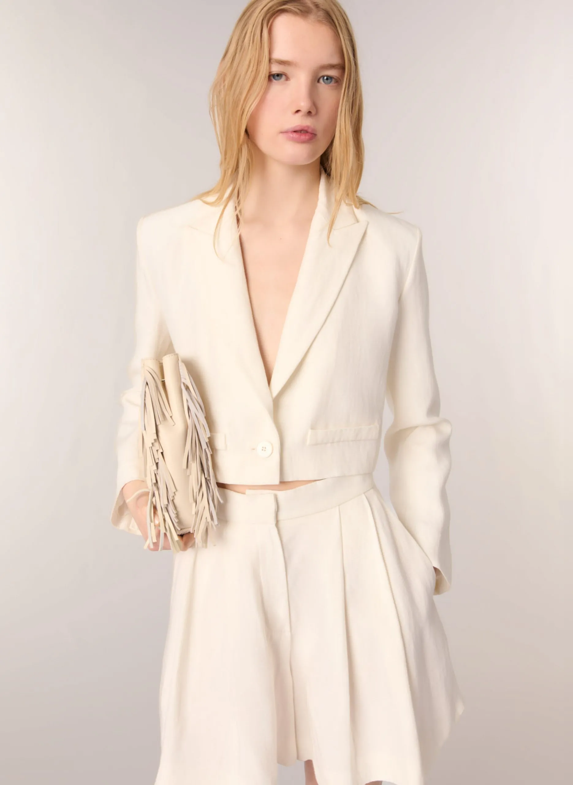 Veste tailleur Beige
