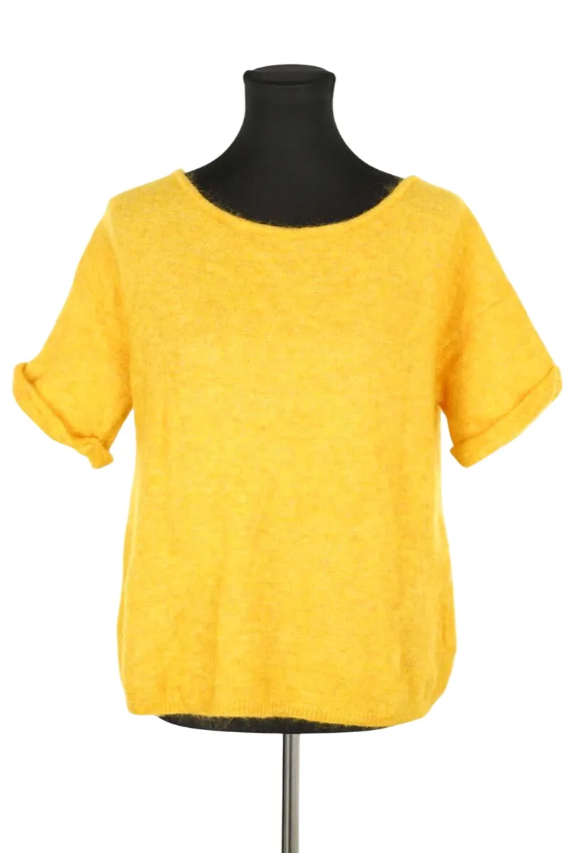 Pull en laine Jaune